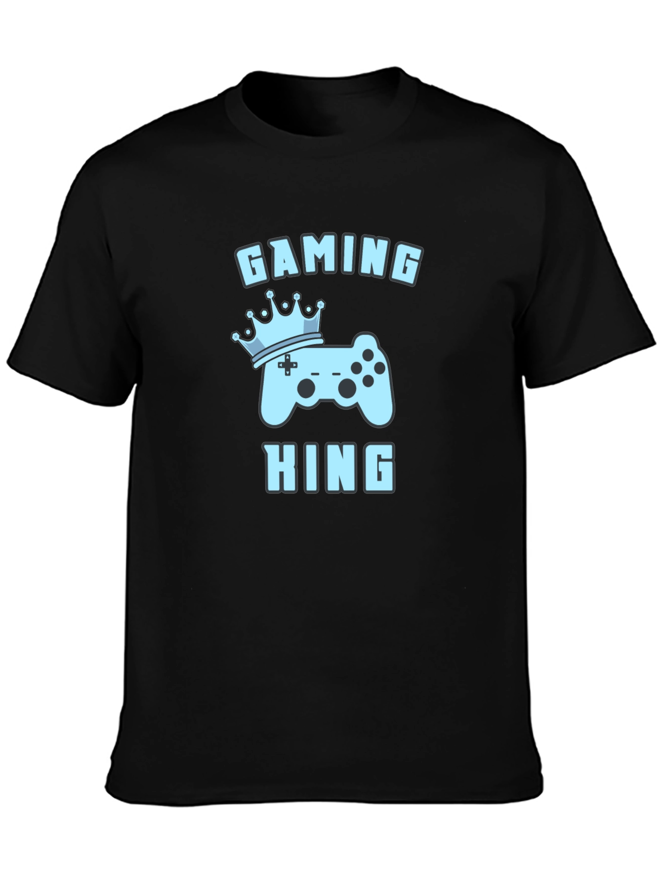 Gaming King T-Shirt - Gamer Tee with Controller Design