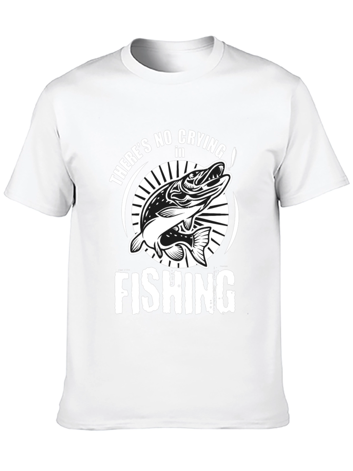 Fishing T-Shirt - Theres No Crying in Fishing