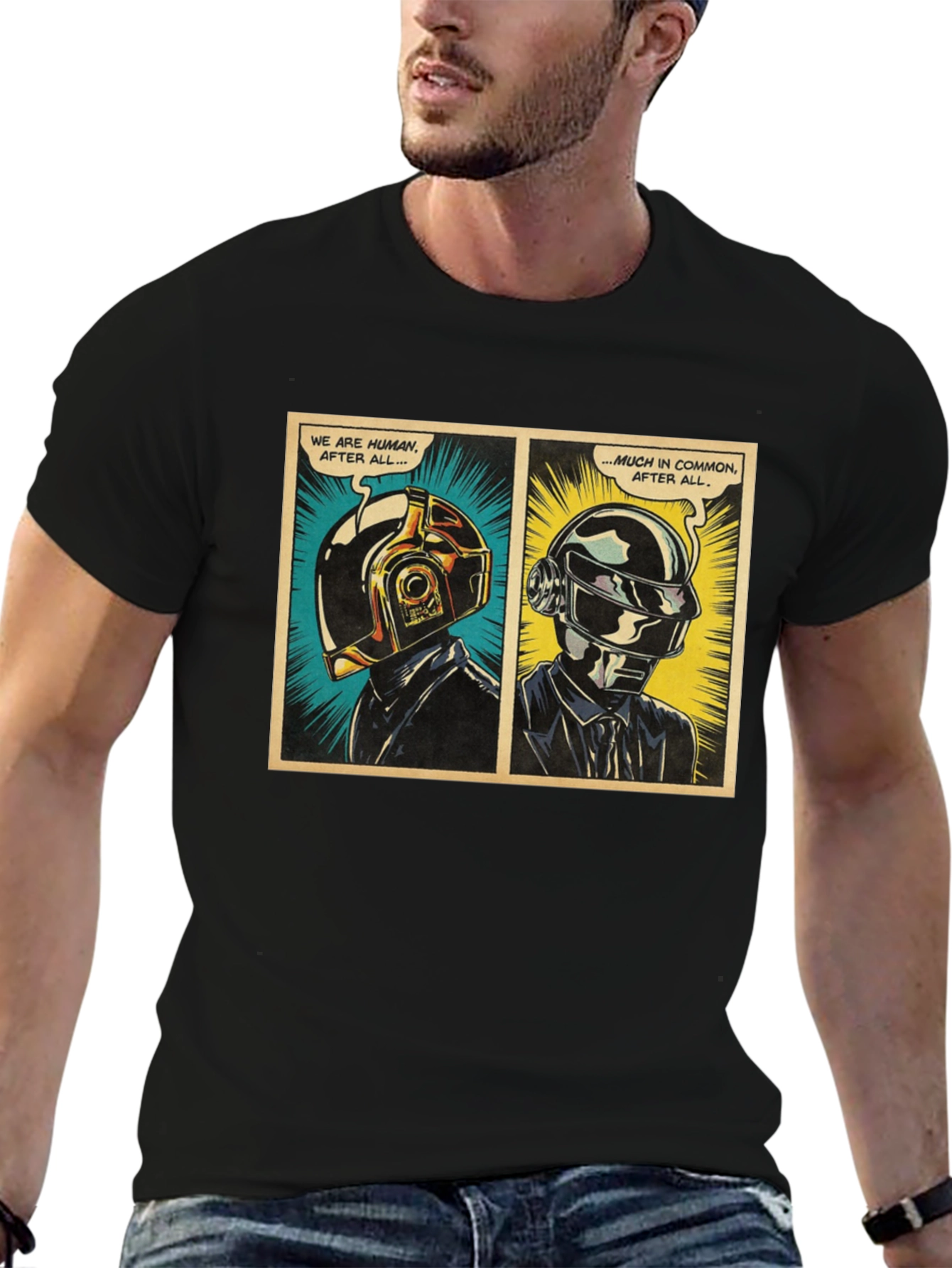 Daft Punk Comic T-Shirt - Human After All Tee