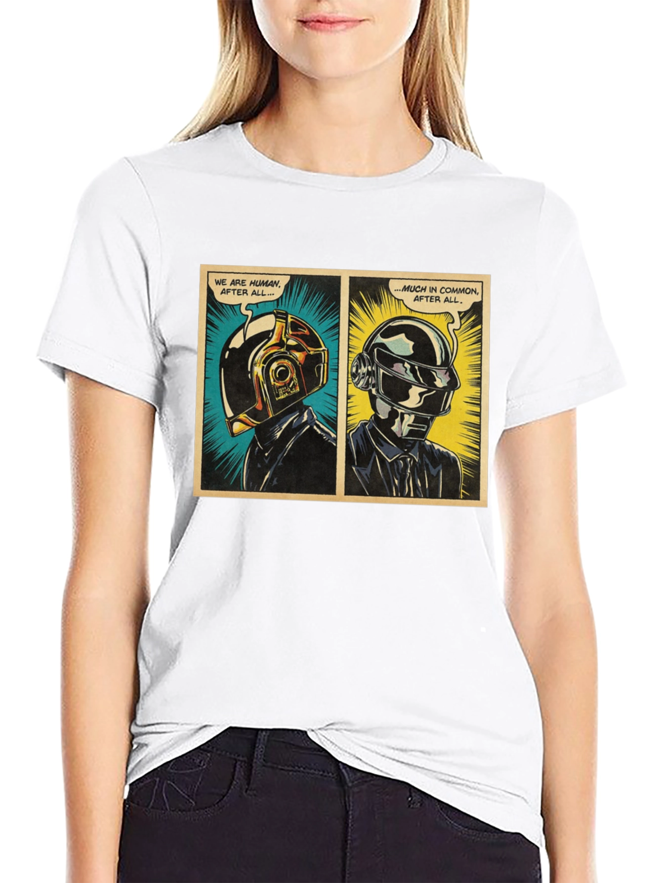 Daft Punk Comic T-Shirt - Human After All Tee