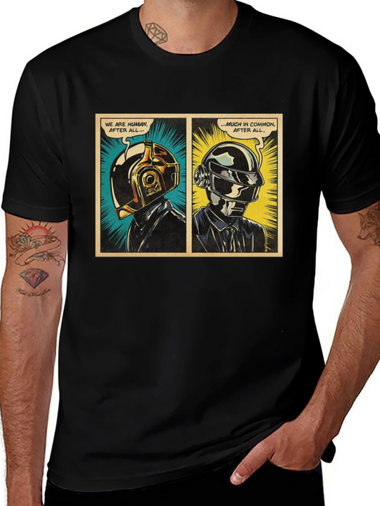Daft Punk Comic T-Shirt - Human After All Tee