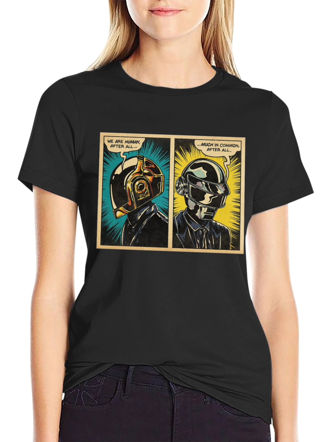 Daft Punk Comic T-Shirt - Human After All Tee