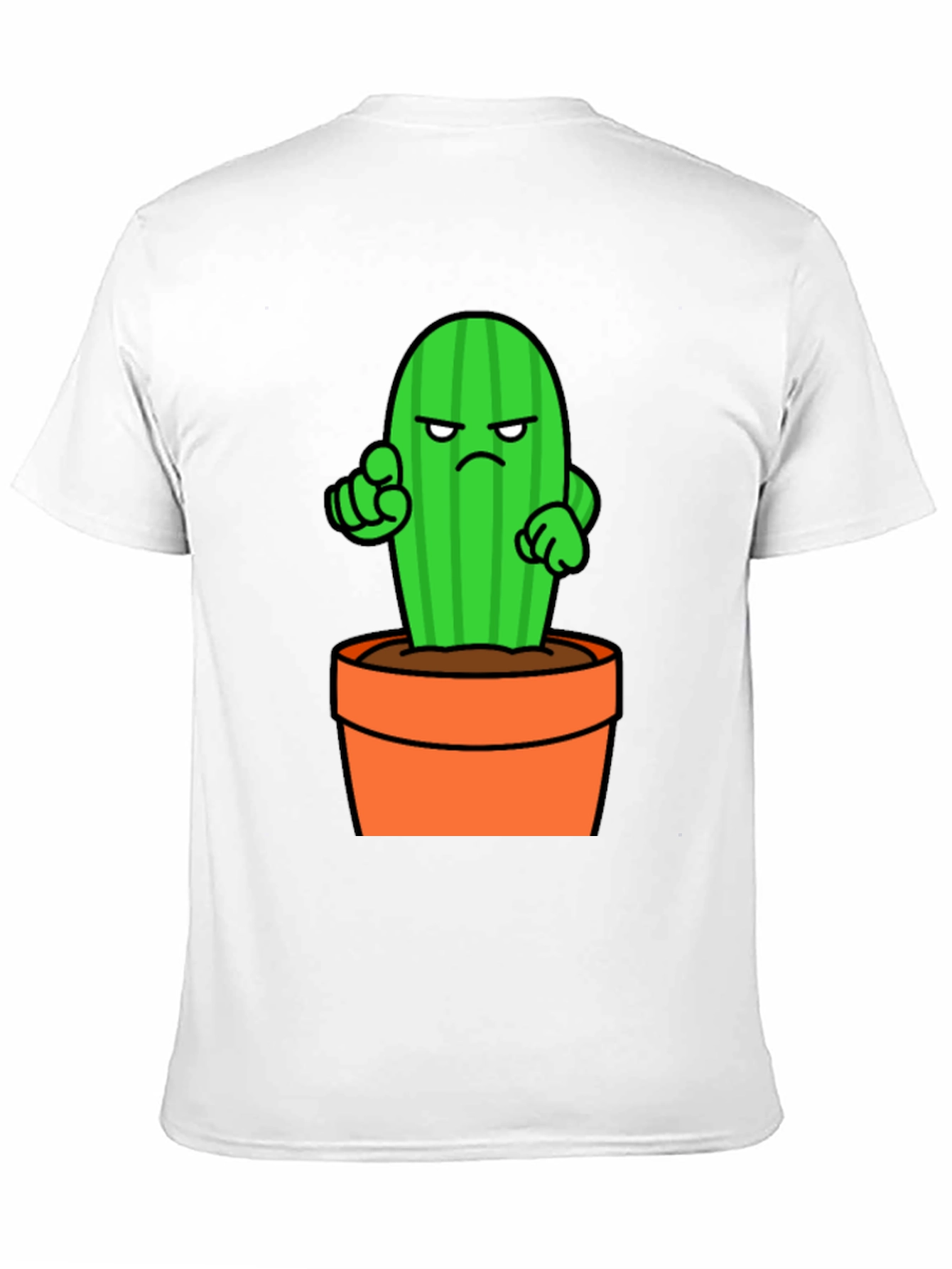 Cactus Cartoon Graphic T-Shirt
