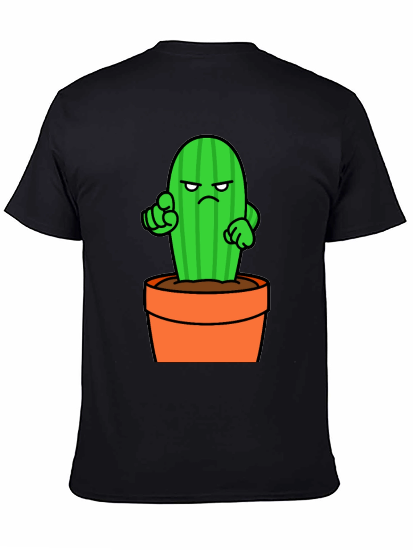 Cactus Cartoon Graphic T-Shirt