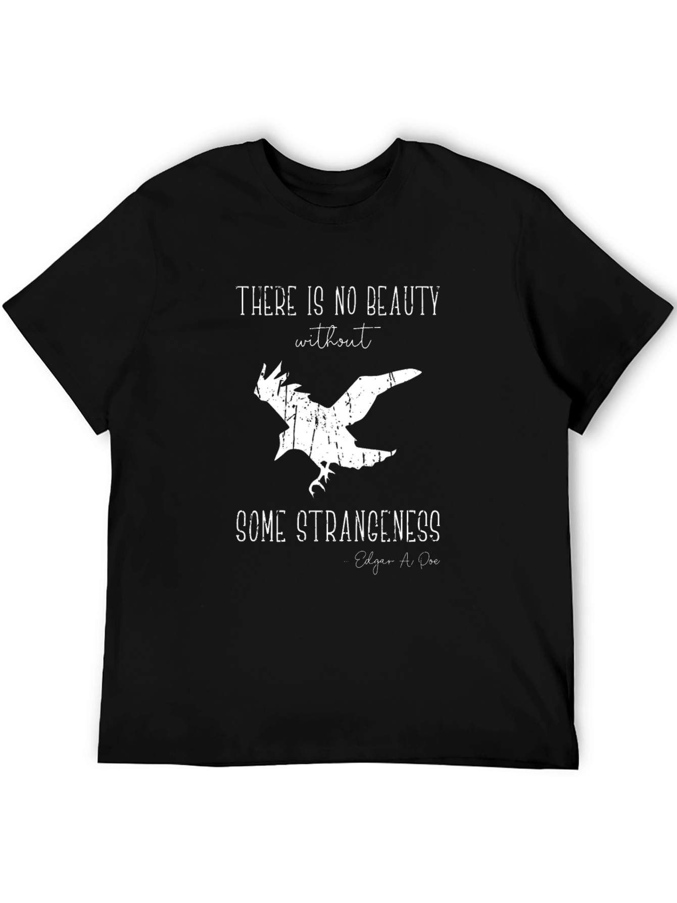 Raven & Quote Graphic T-Shirt