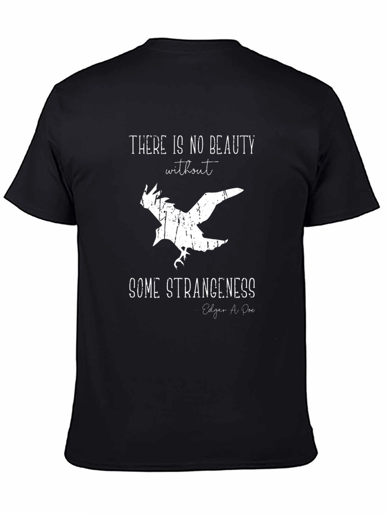 Raven & Quote Graphic T-Shirt