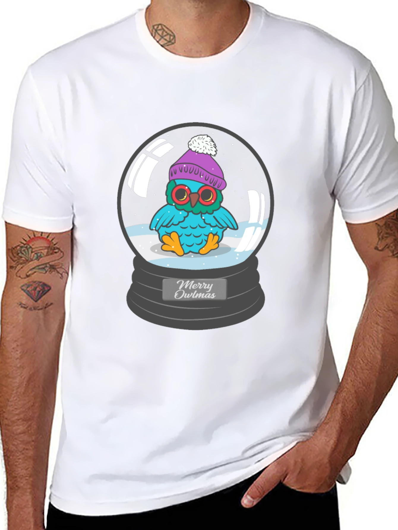 Merry Owlmas T-Shirt