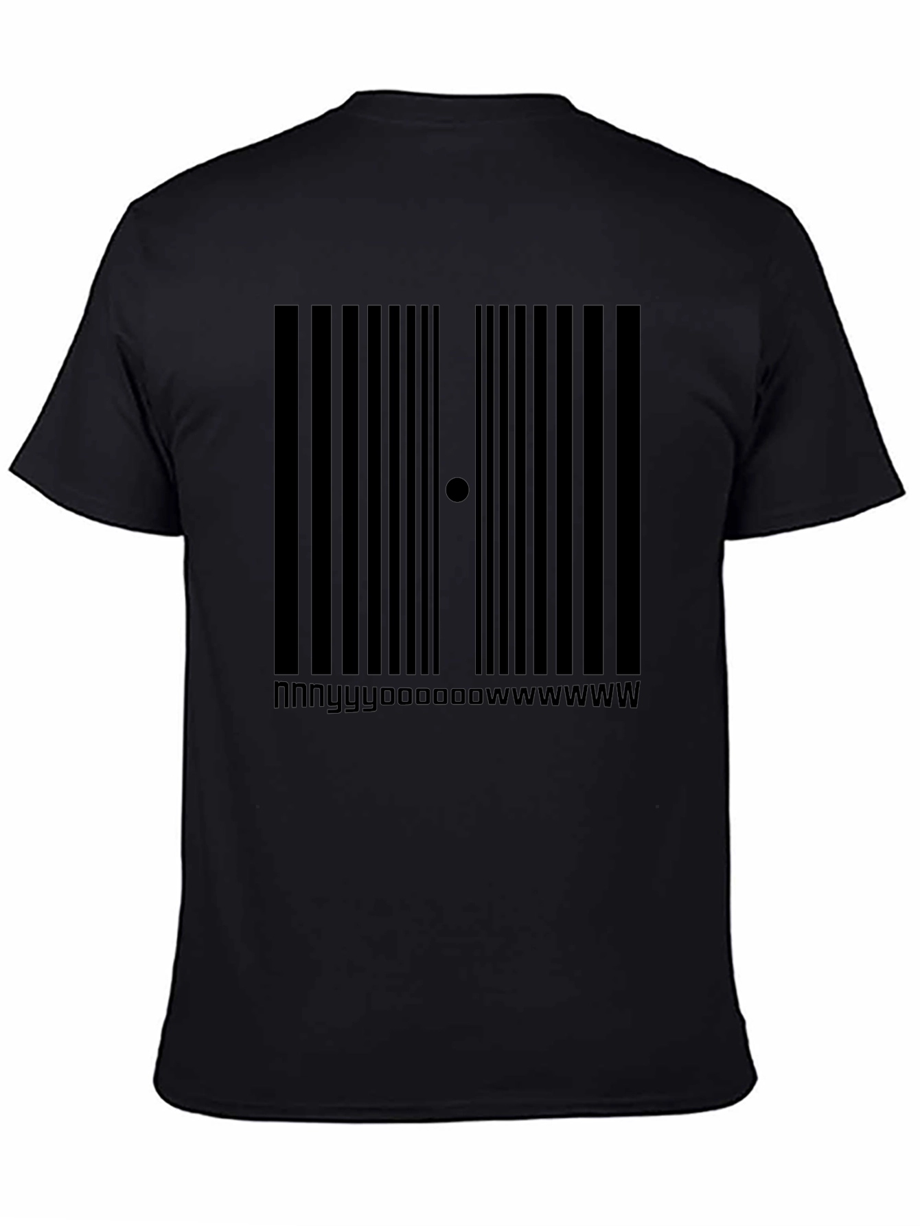 Barcode Novelty Tee: nnyyyoooowwwww