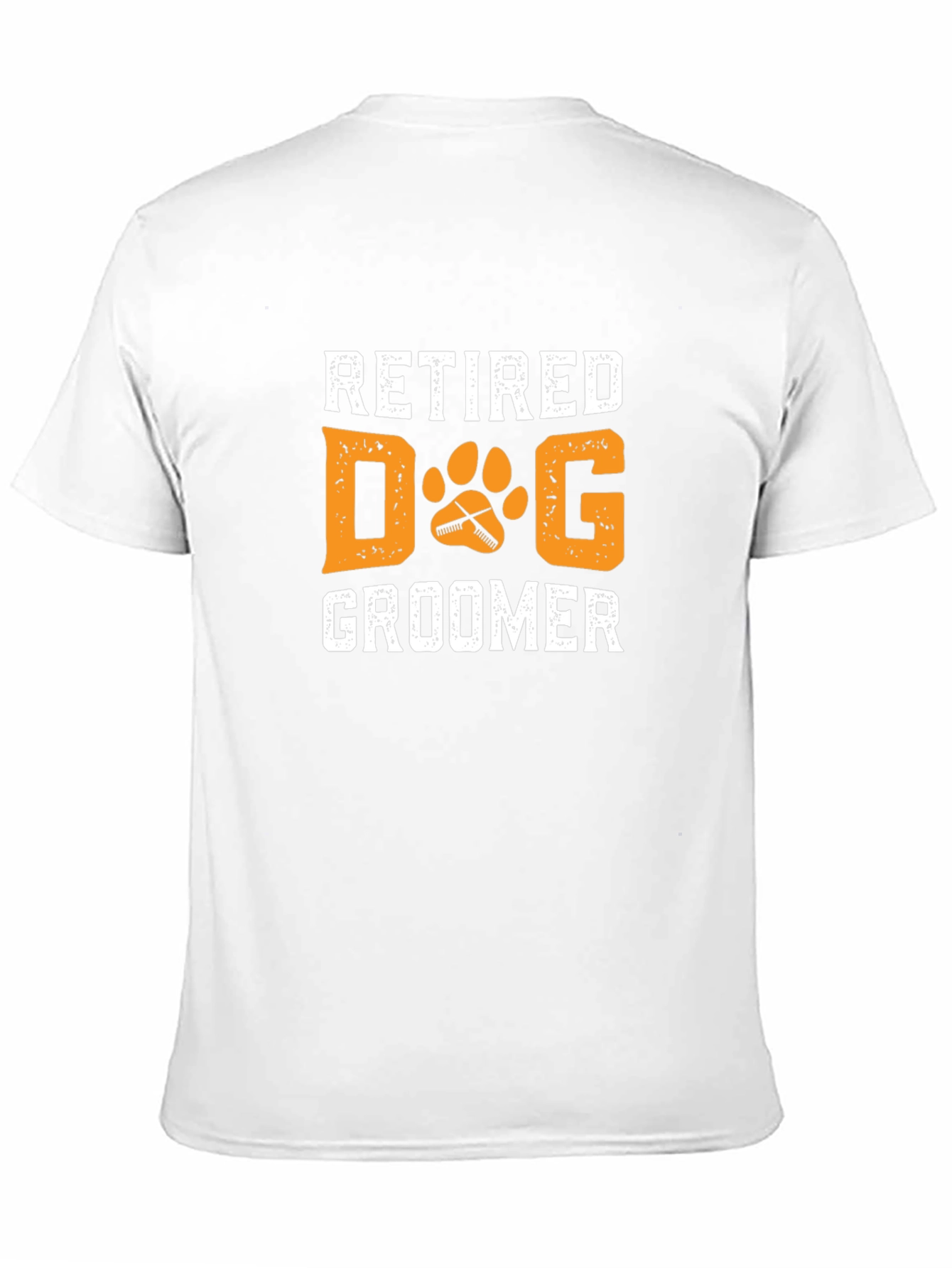Retired Dog Groomer Graphic T-Shirt
