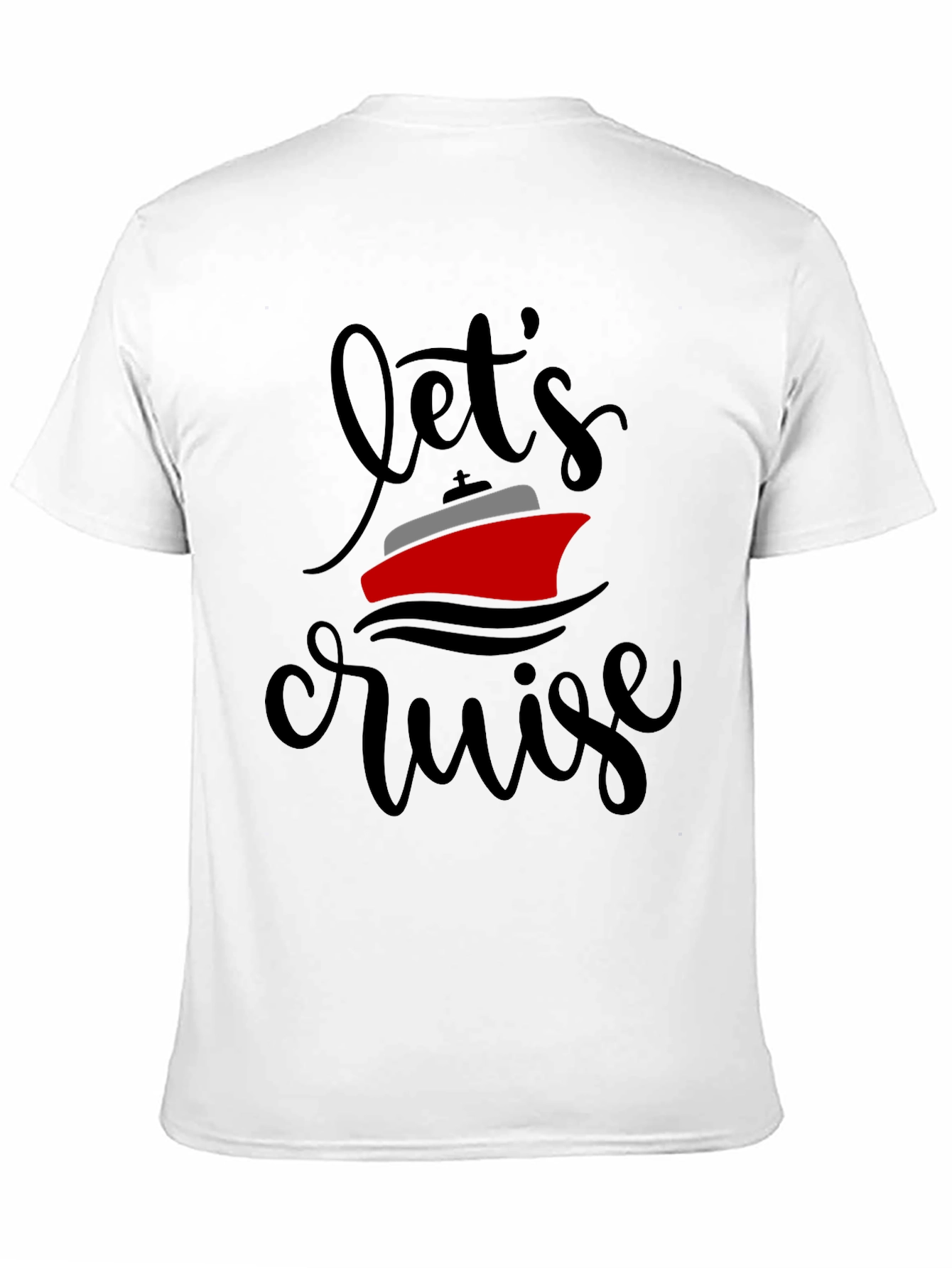 Lets Cruise Graphic Tee - Black Crewneck