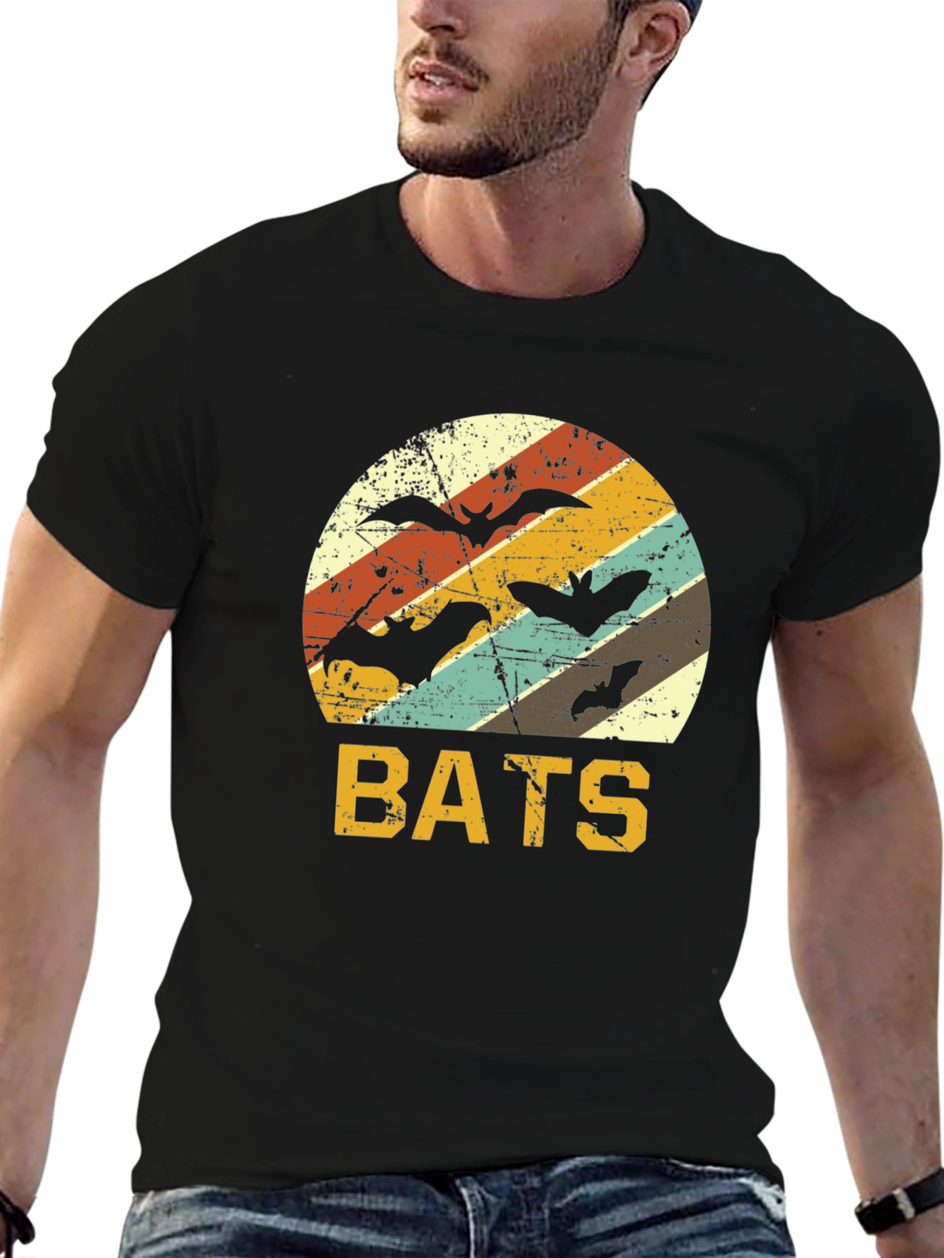 Retro Bats T-Shirt | Halloween Apparel