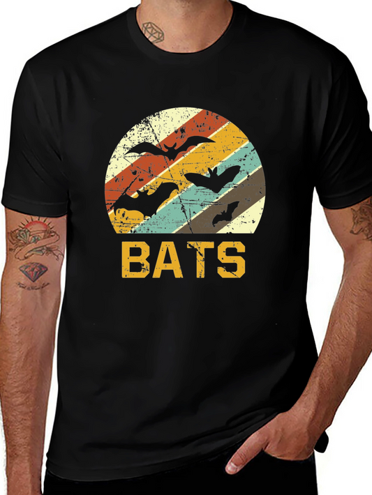 Retro Bats T-Shirt | Halloween Apparel