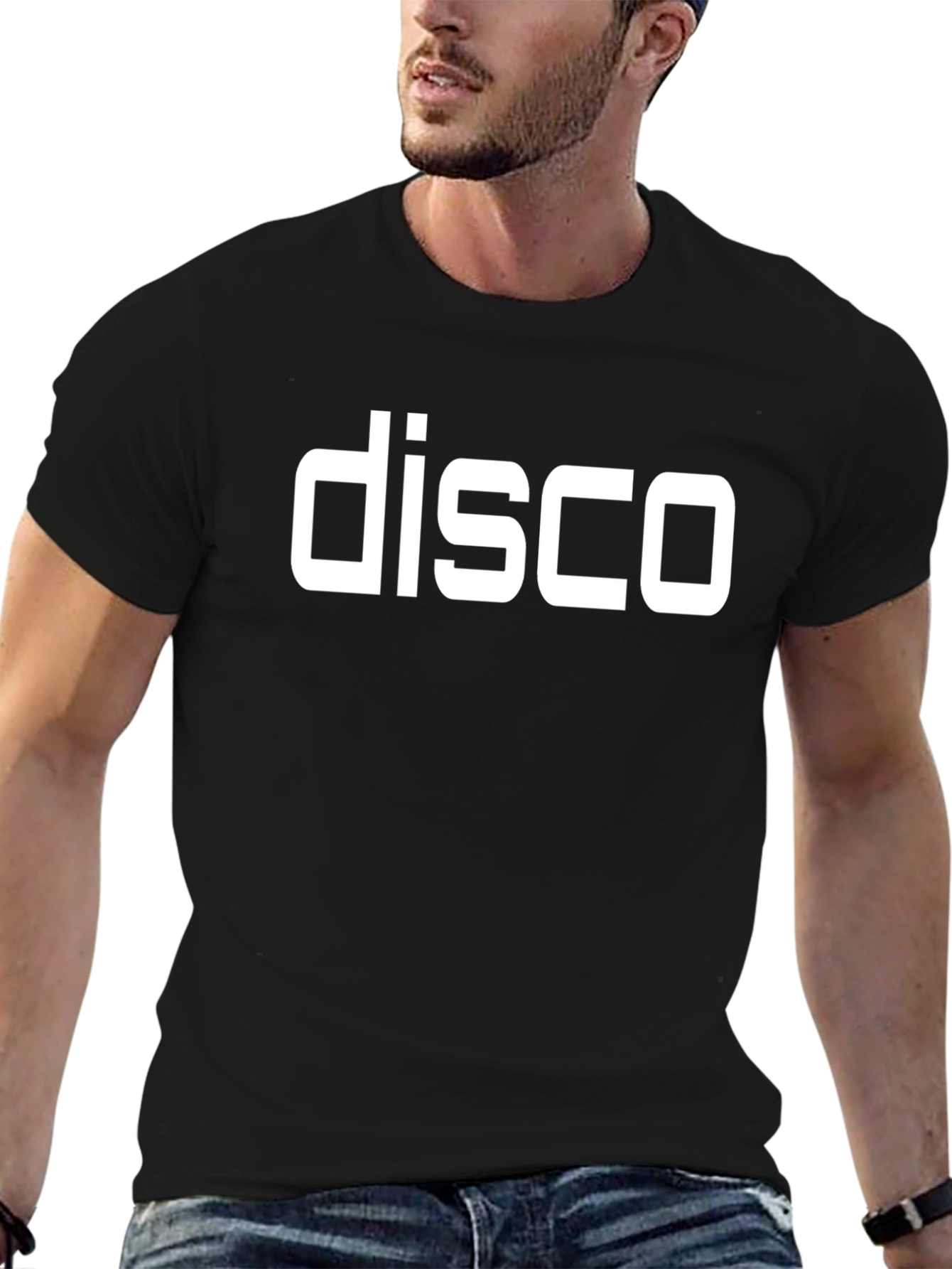 Retro Disco T-Shirt - Black Graphic Tee