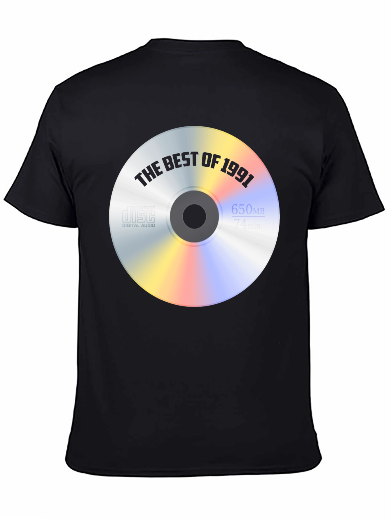 Best of 1991 T-Shirt - Compact Disc Design