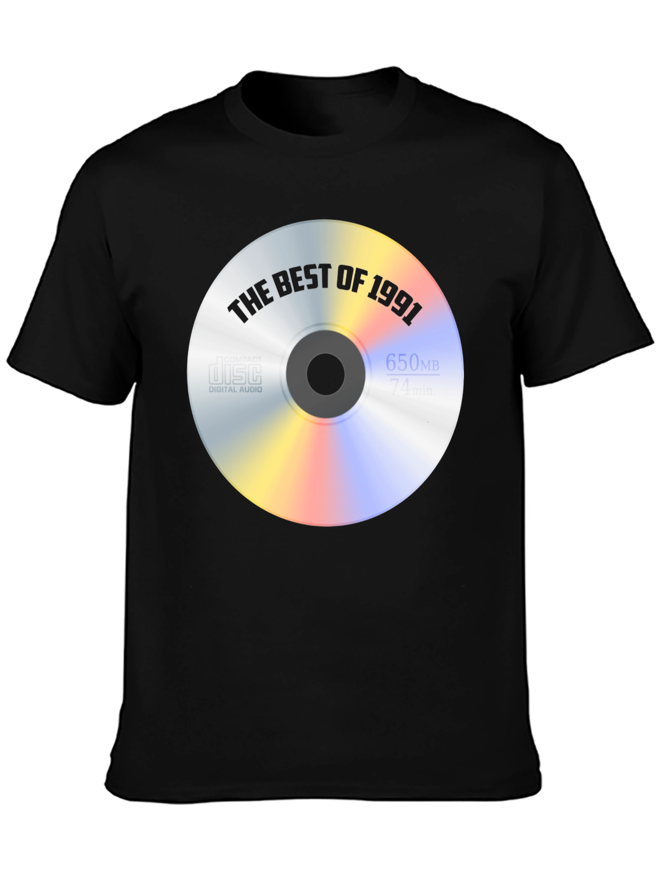 Best of 1991 T-Shirt - Compact Disc Design