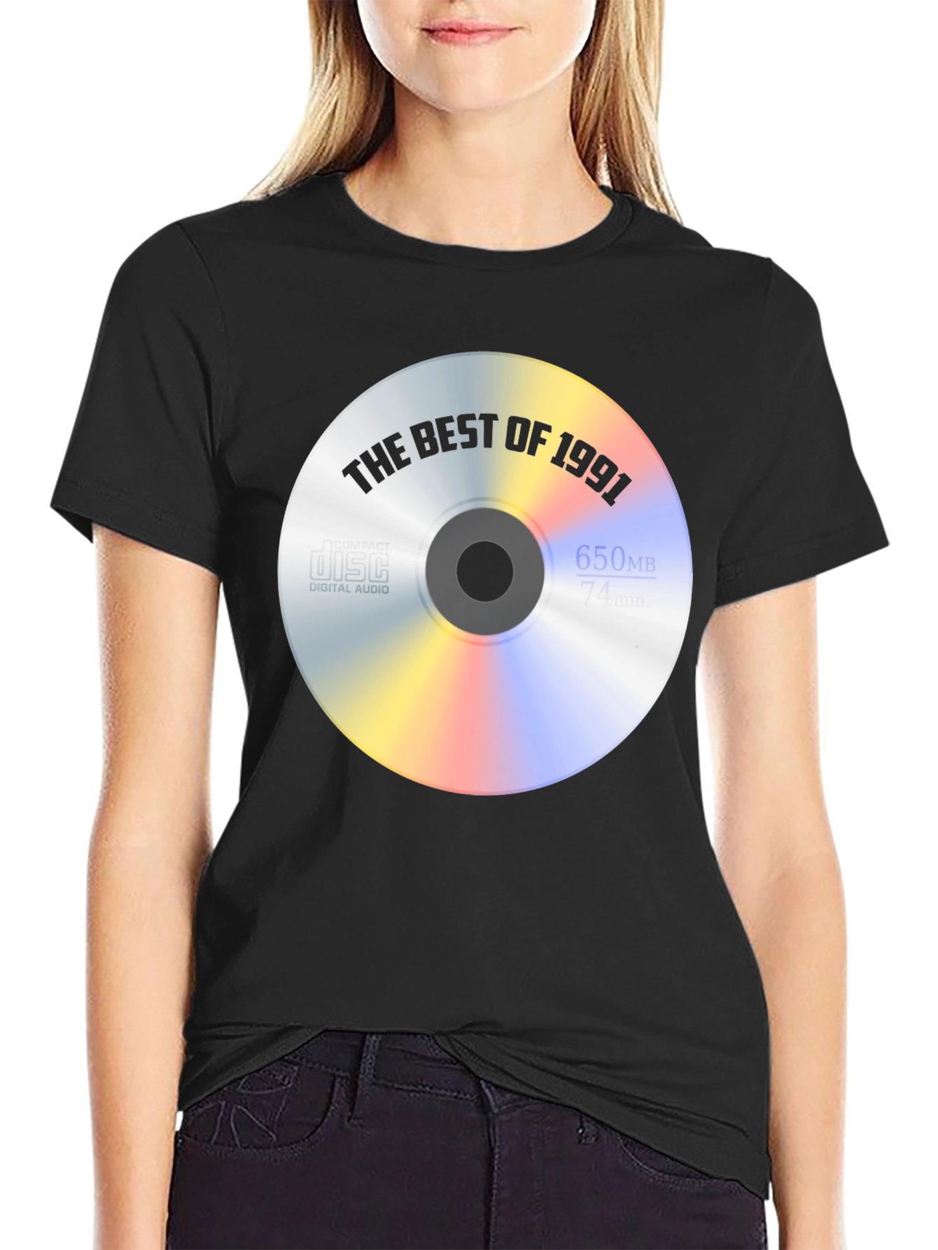 Best of 1991 T-Shirt - Compact Disc Design