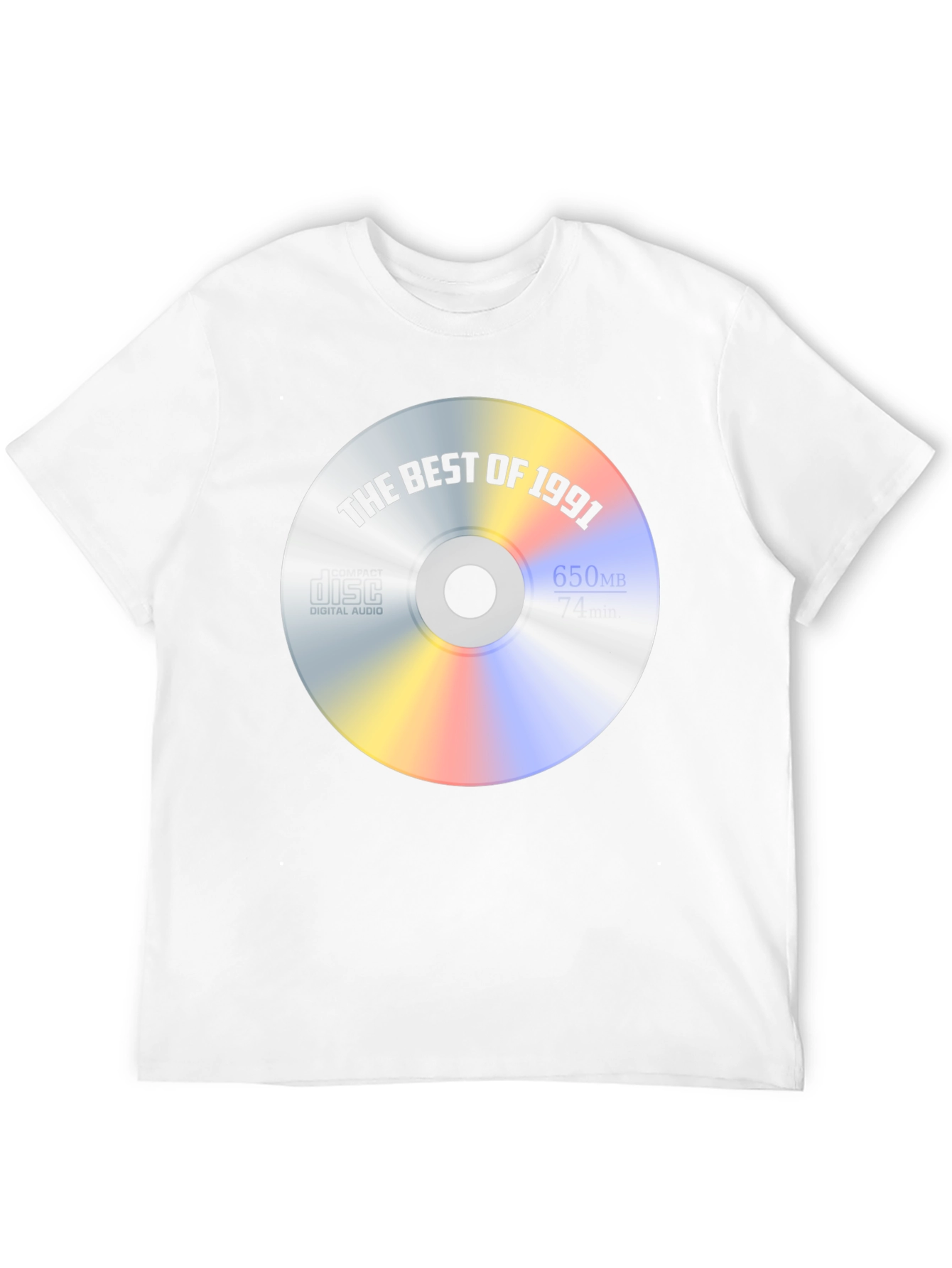Best of 1991 T-Shirt - Compact Disc Design