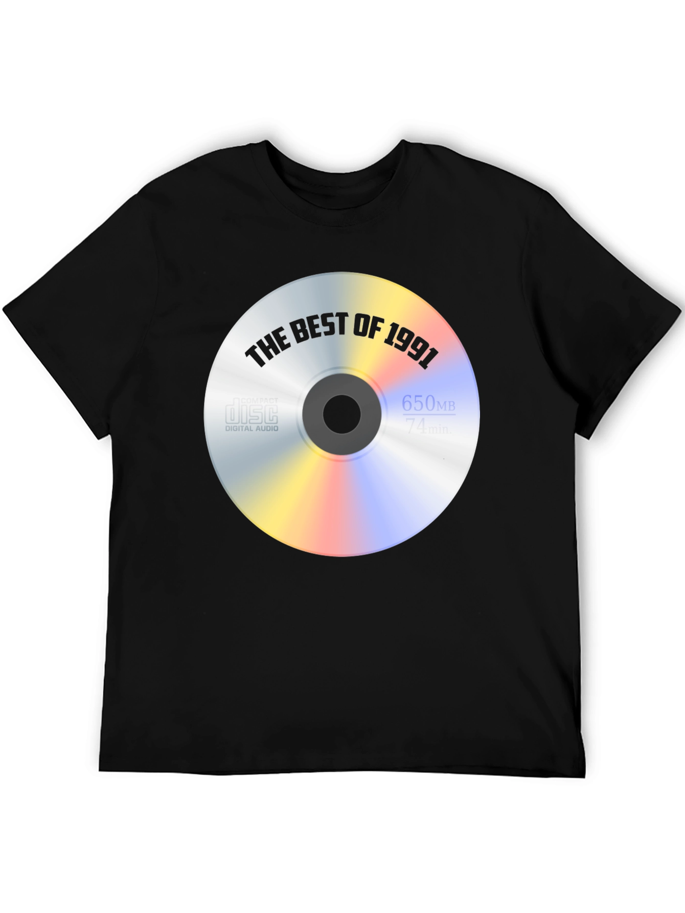 Best of 1991 T-Shirt - Compact Disc Design