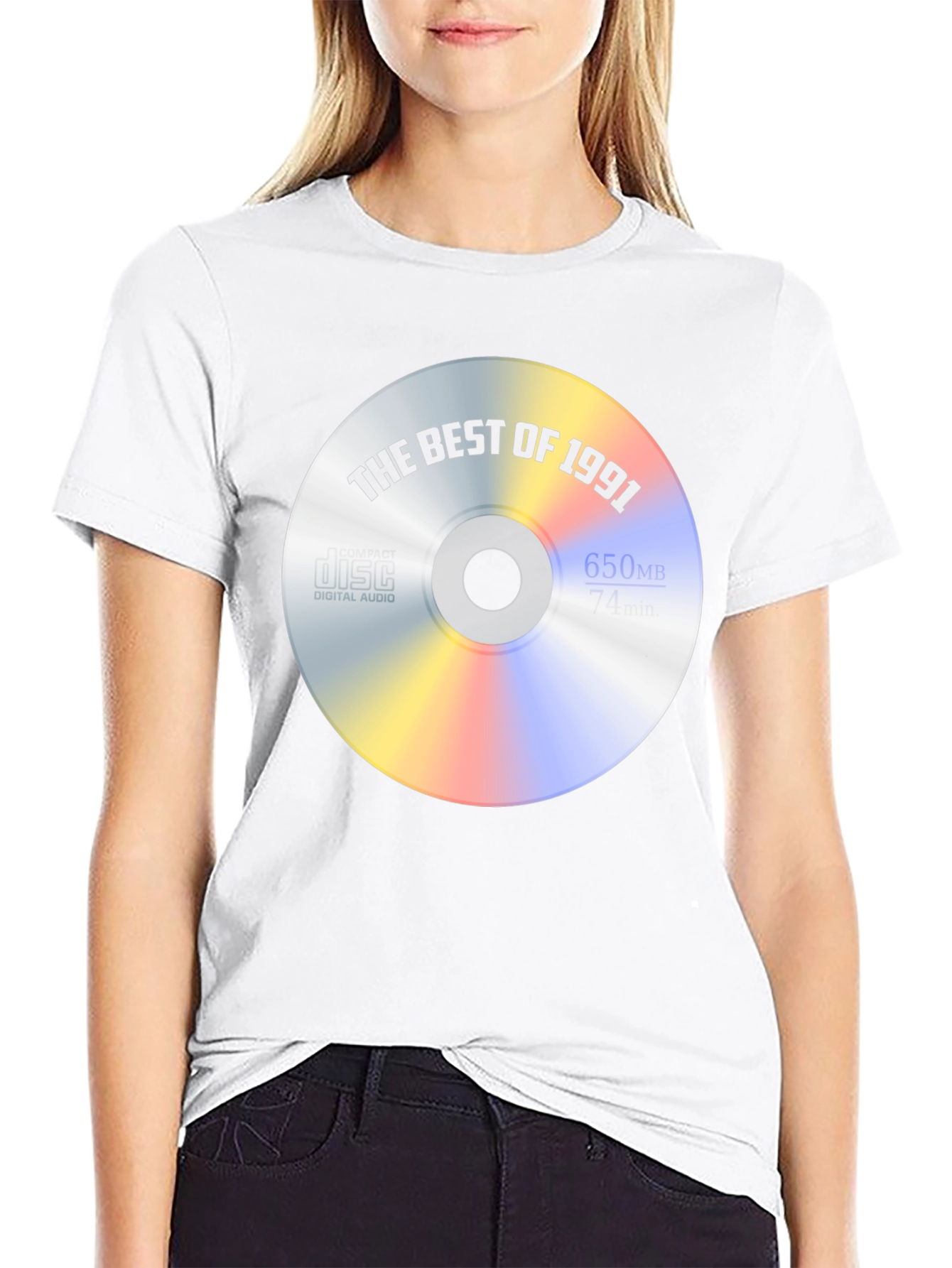 Best of 1991 T-Shirt - Compact Disc Design
