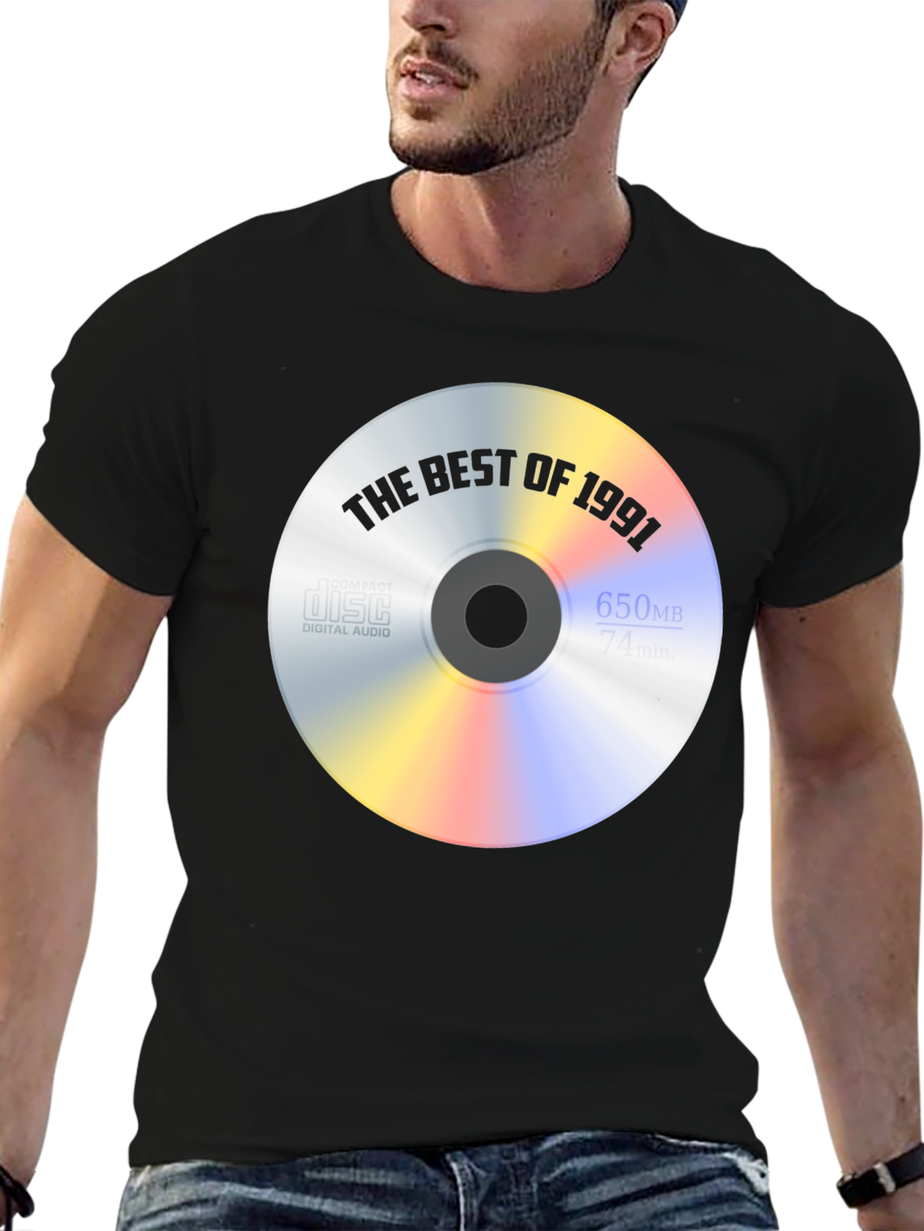 Best of 1991 T-Shirt - Compact Disc Design