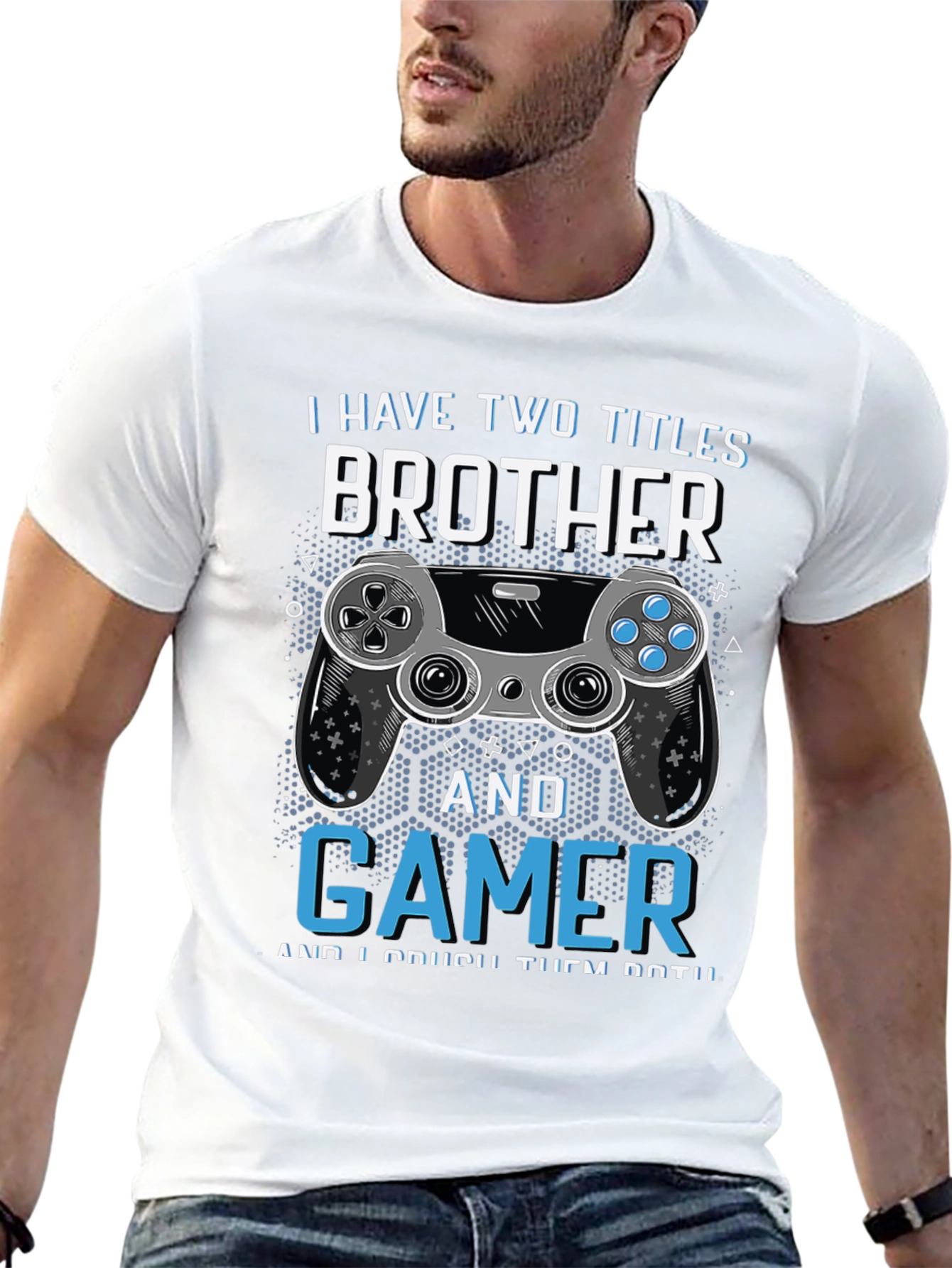 Brother & Gamer T-Shirt - Crushing Titles!