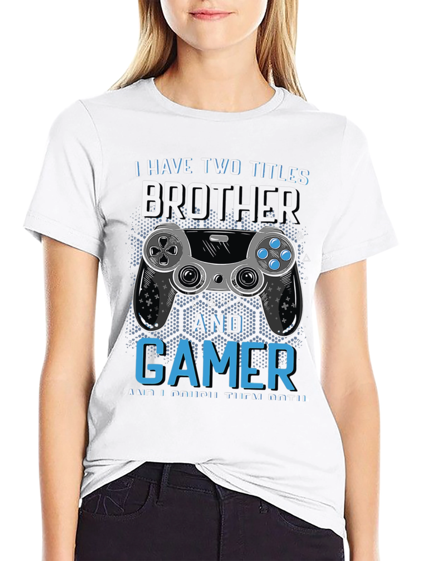 Brother & Gamer T-Shirt - Crushing Titles!