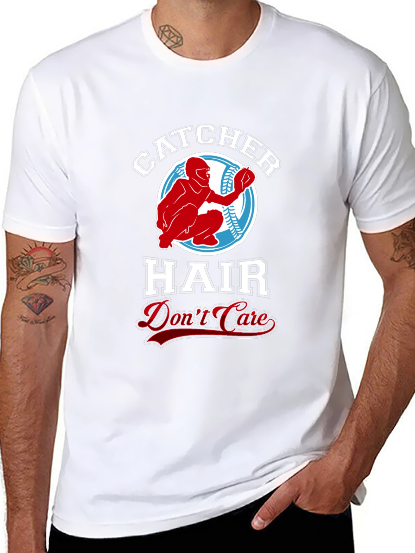 Catcher Hair Dont Care Black T-Shirt