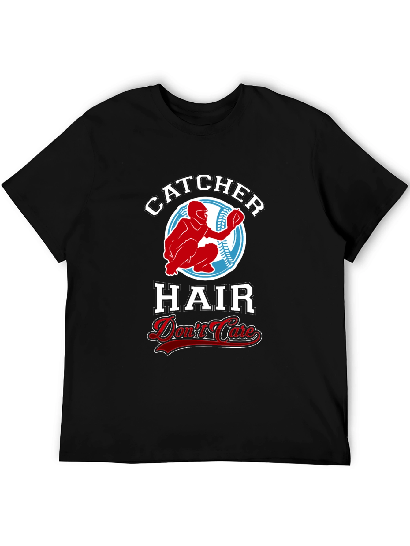 Catcher Hair Dont Care Black T-Shirt