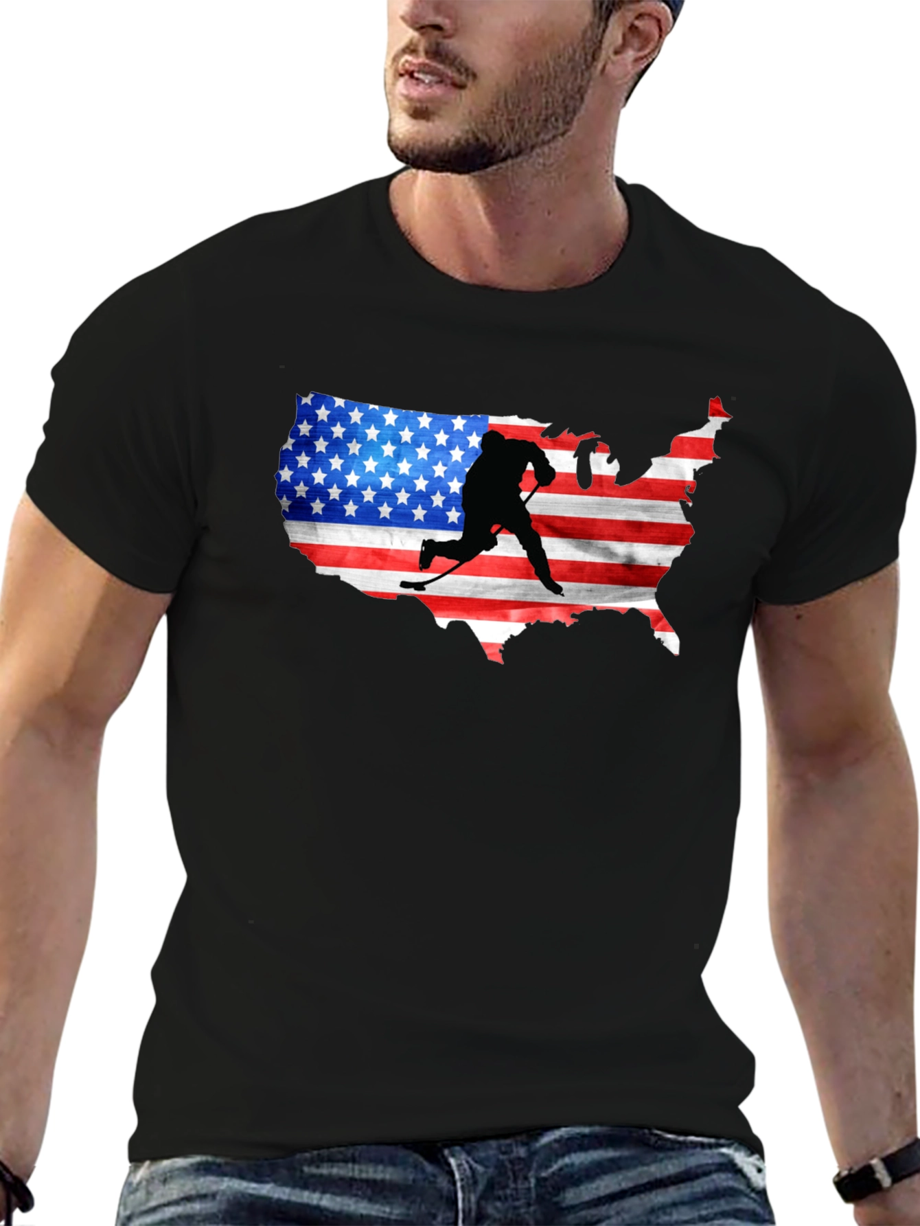 USA Hockey Silhouette Tee