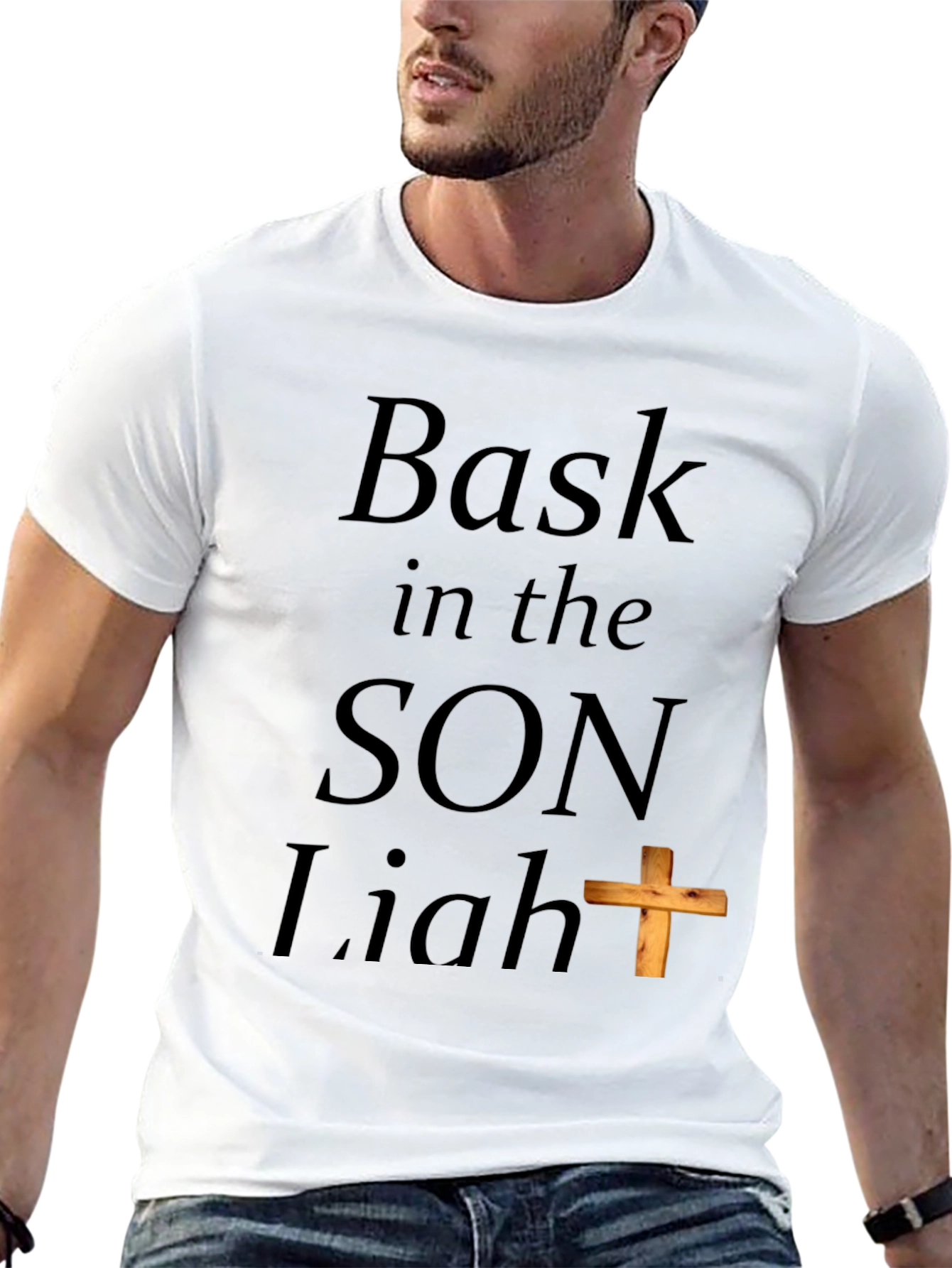 Bask in the Son Light Religious Graphic T-Shirt