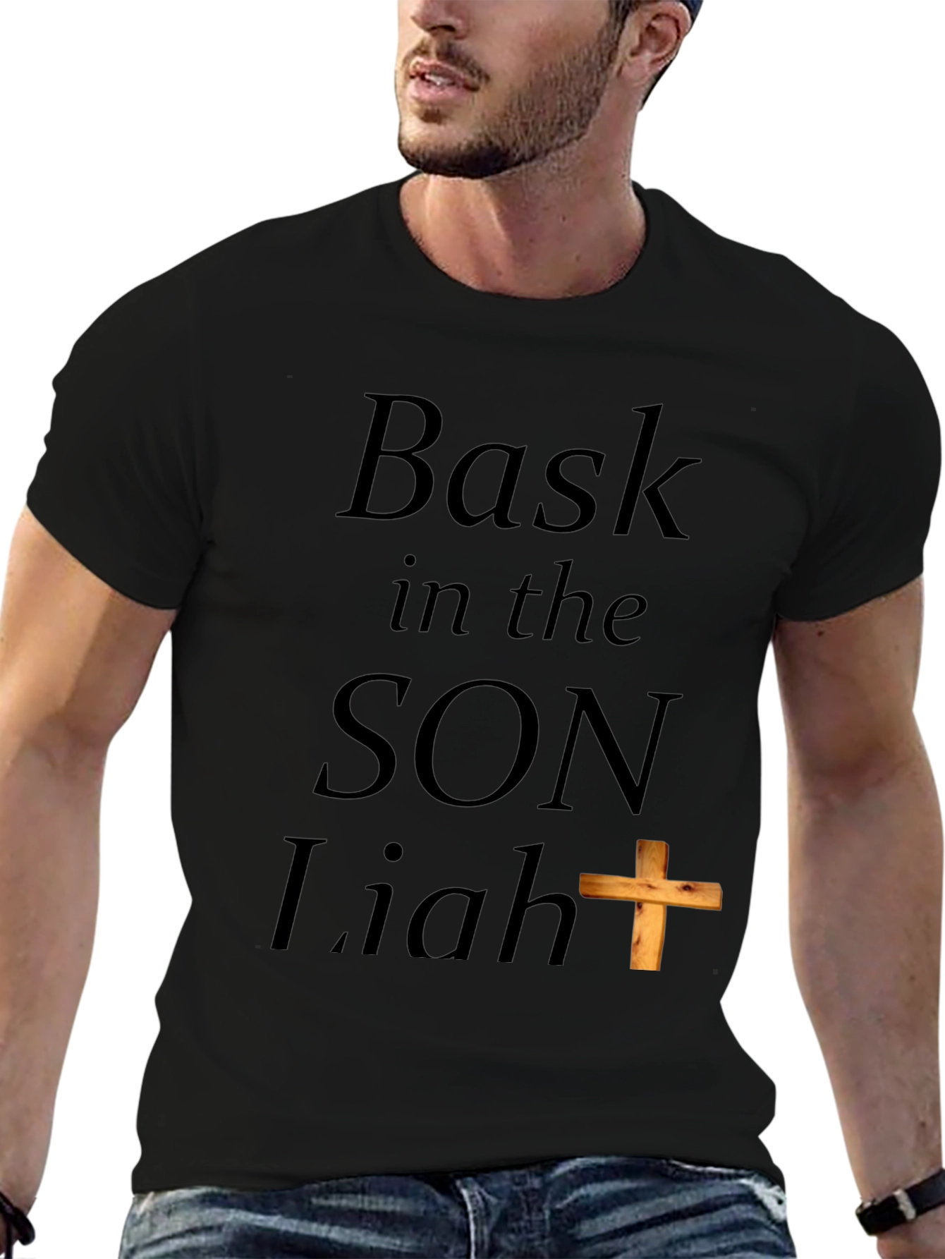 Bask in the Son Light Religious Graphic T-Shirt