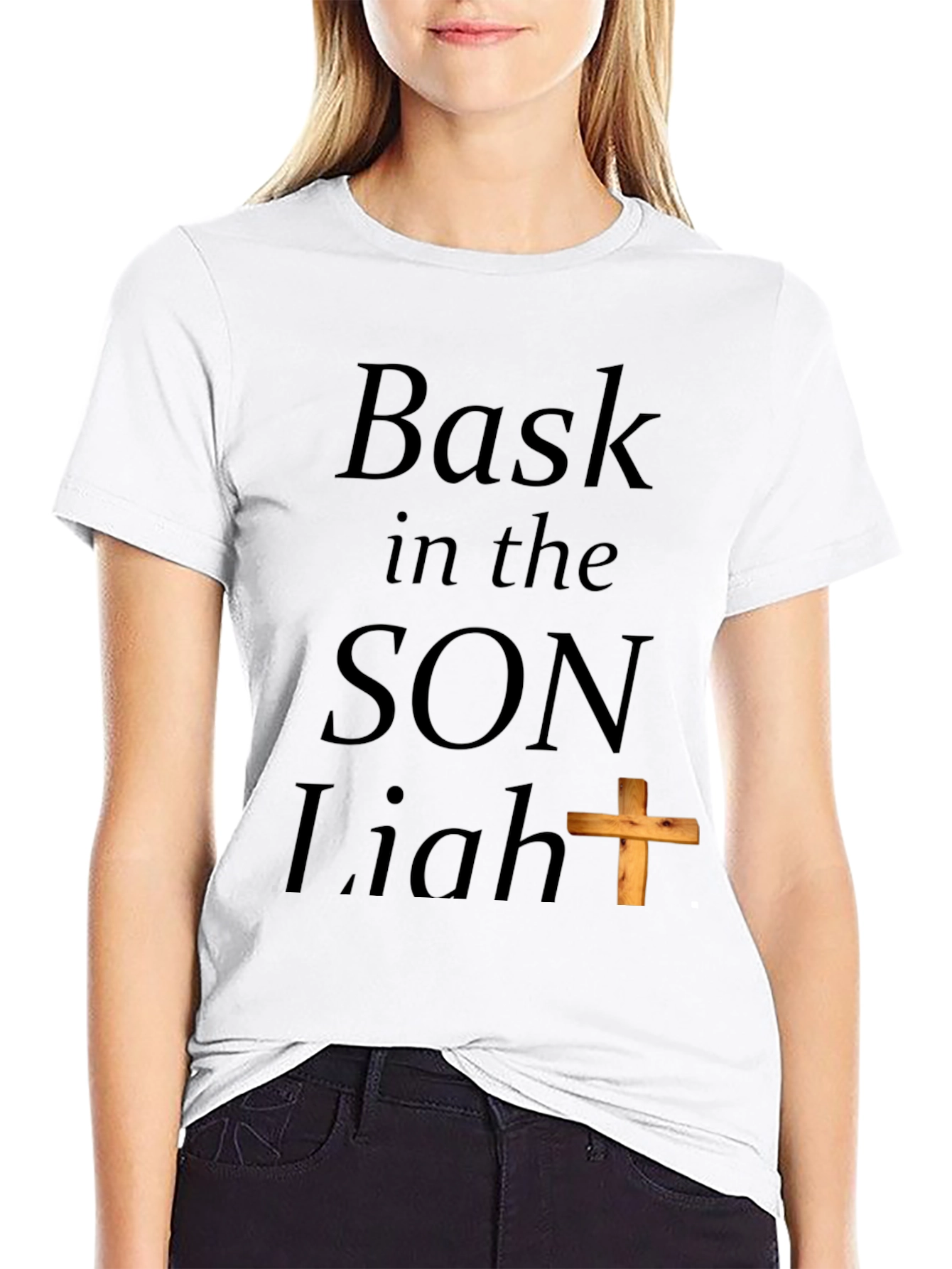 Bask in the Son Light Religious Graphic T-Shirt