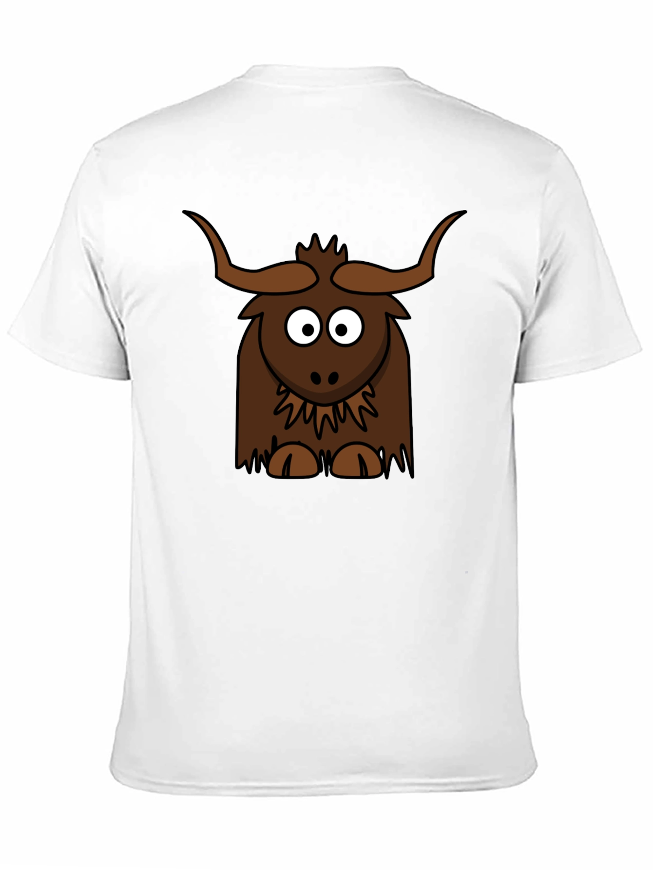 Cartoon Yak Graphic Tee - Fun & Unique!