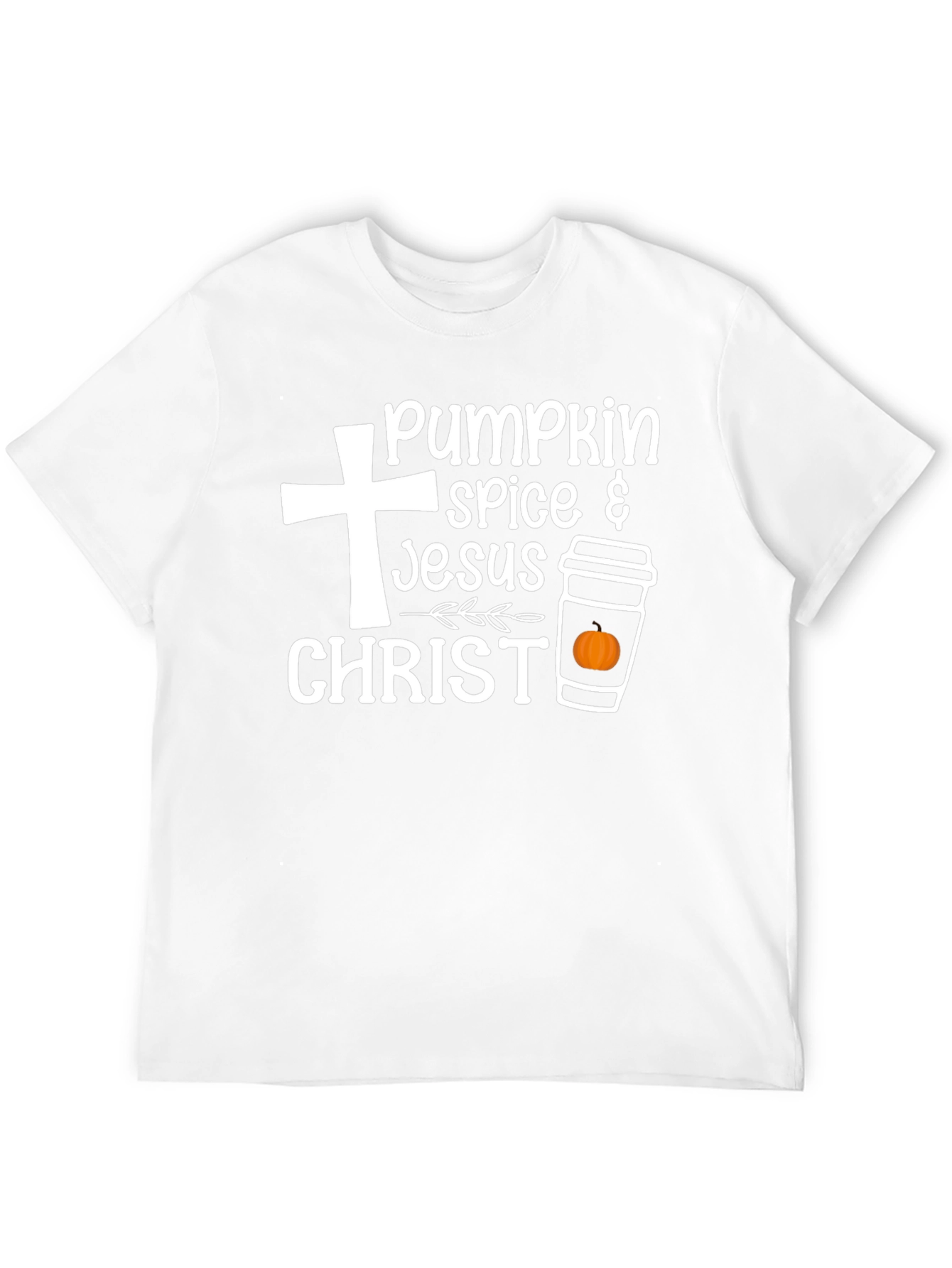 Pumpkin Spice Jesus Christ Graphic T-Shirt