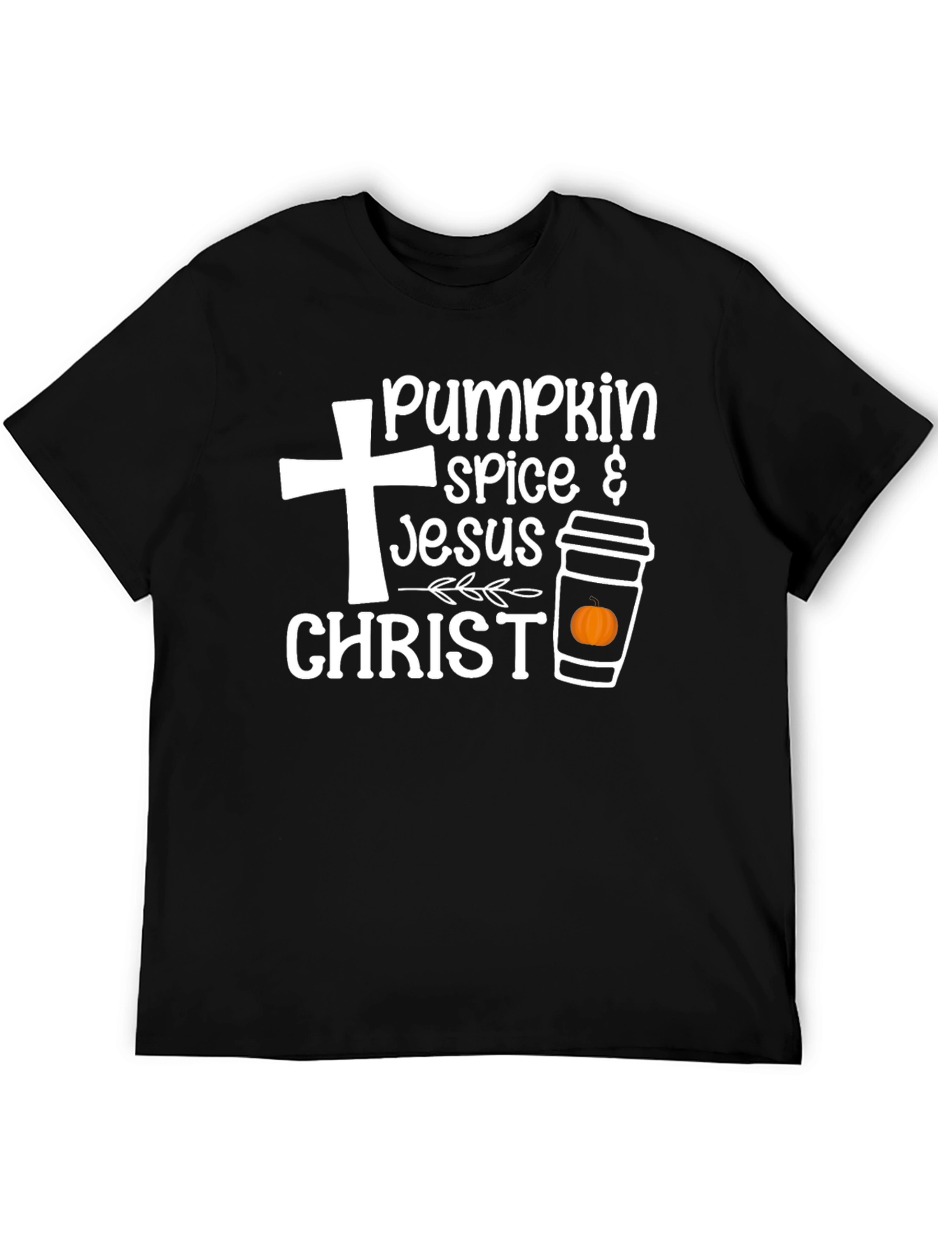Pumpkin Spice Jesus Christ Graphic T-Shirt