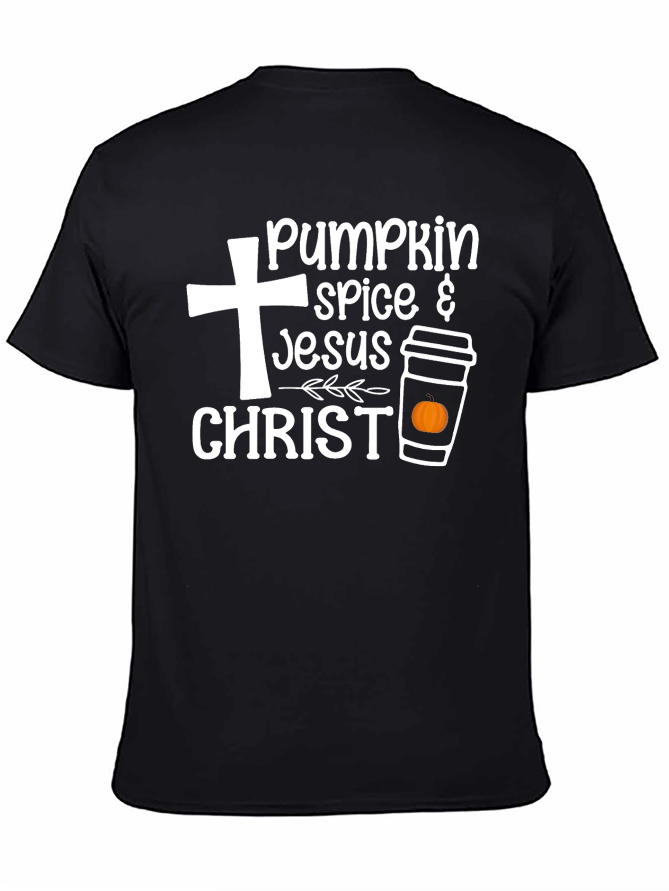 Pumpkin Spice Jesus Christ Graphic T-Shirt