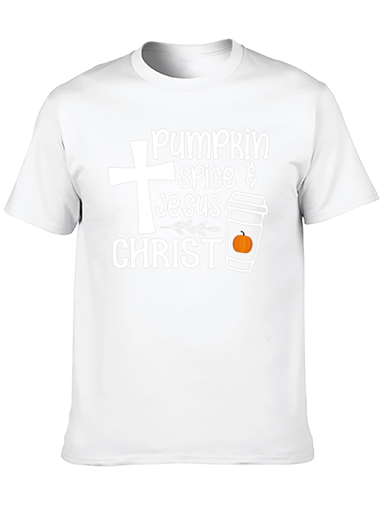 Pumpkin Spice Jesus Christ Graphic T-Shirt