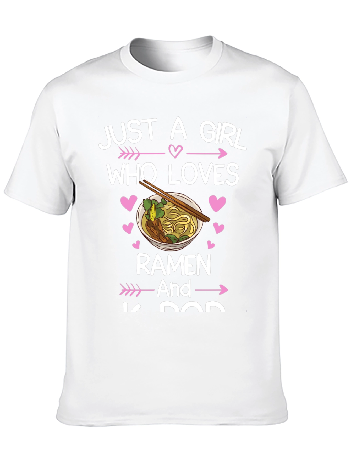 Ramen & K-Pop Girls Graphic Tee