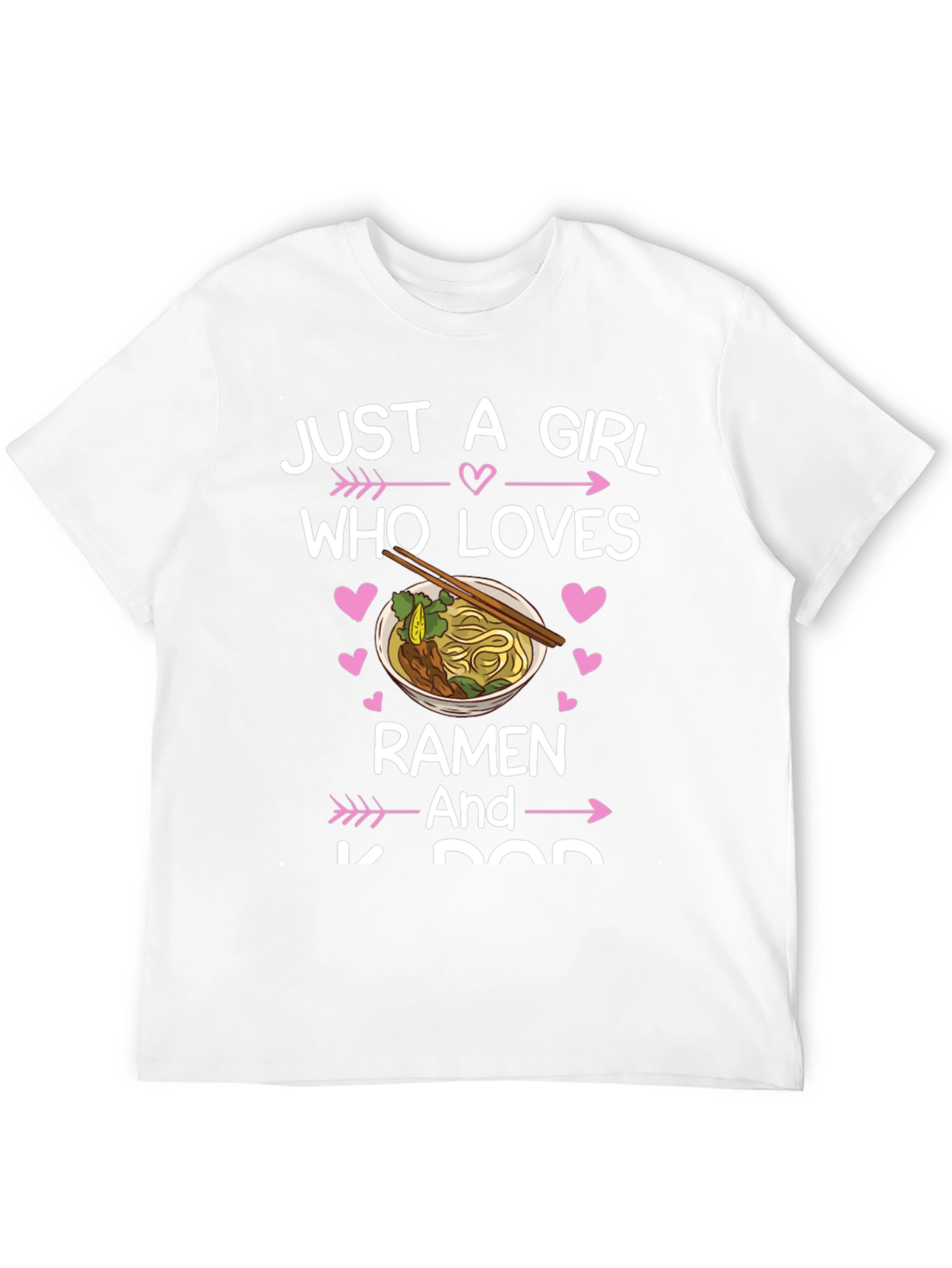 Ramen & K-Pop Girls Graphic Tee