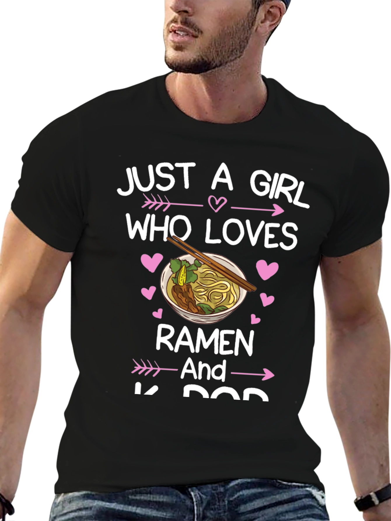 Ramen & K-Pop Girls Graphic Tee