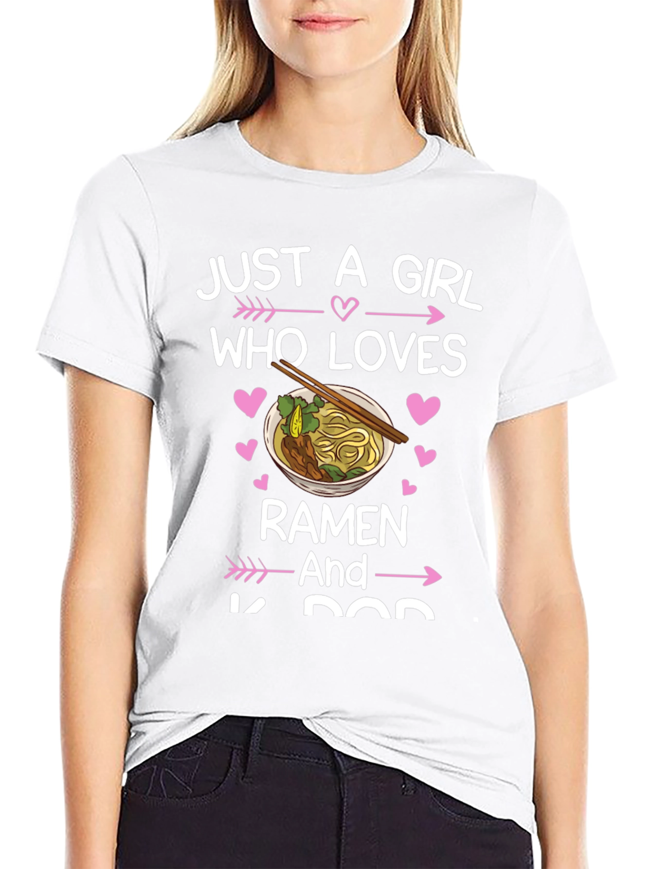 Ramen & K-Pop Girls Graphic Tee