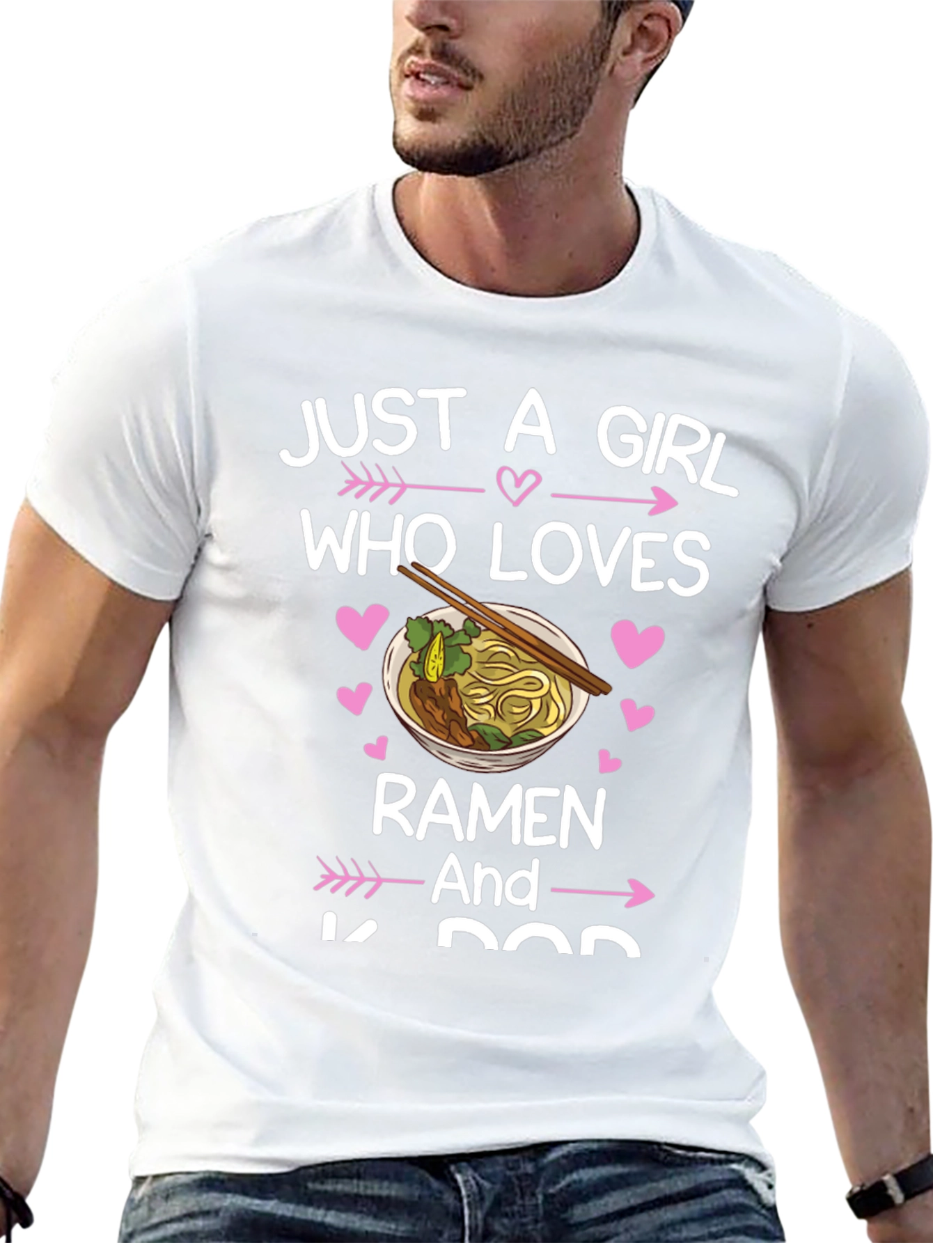 Ramen & K-Pop Girls Graphic Tee