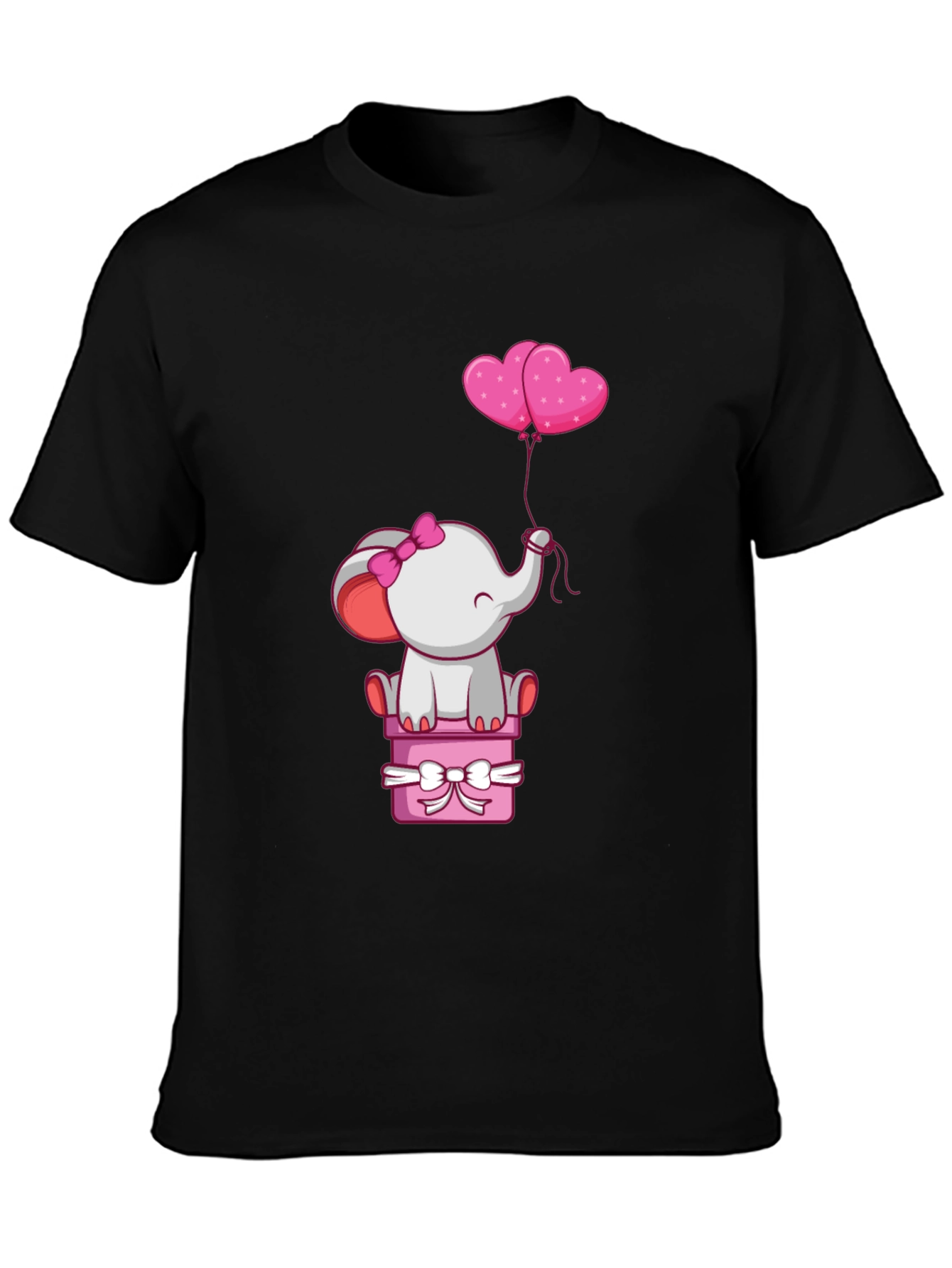 Elephant Heart Balloons Graphic Tee