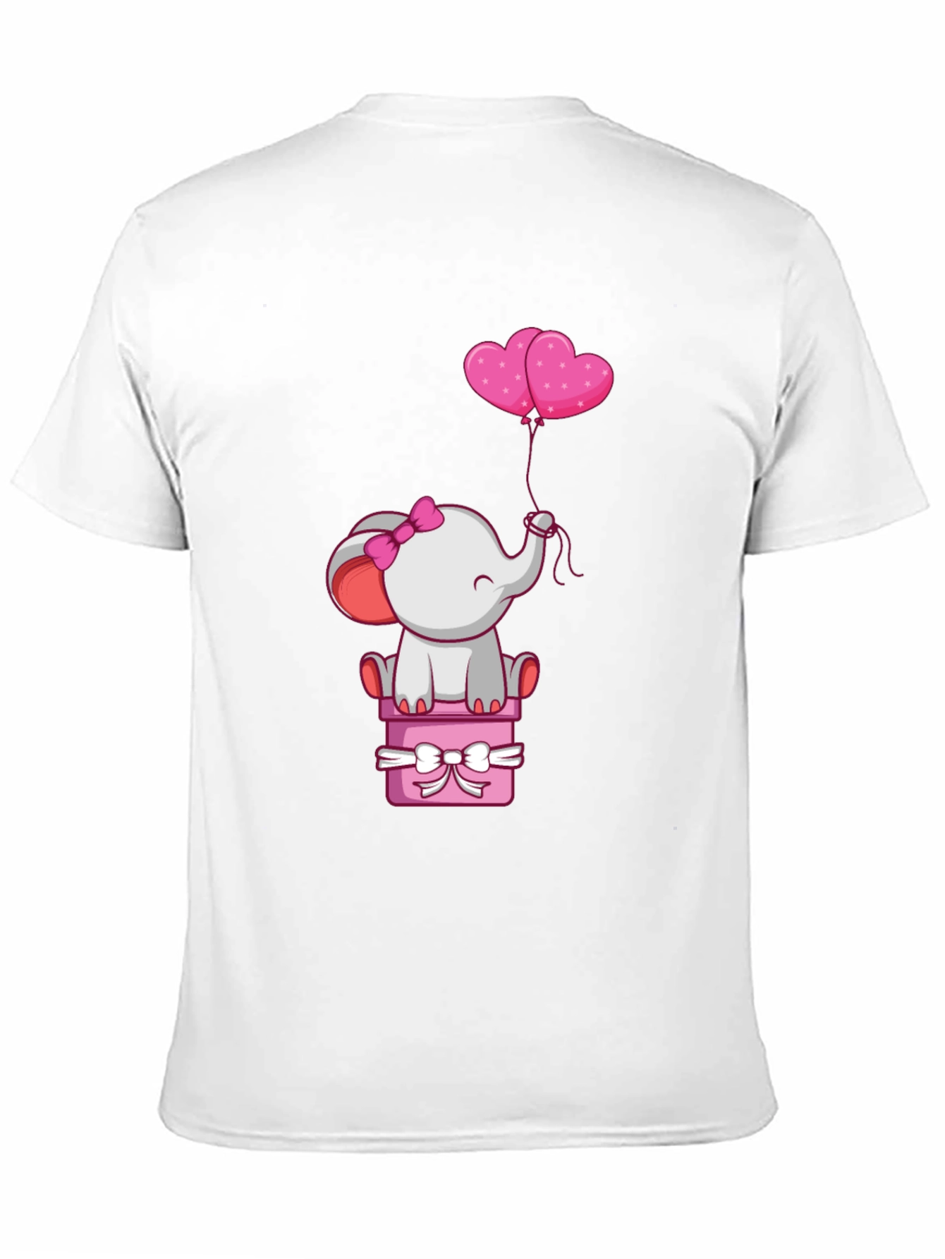 Elephant Heart Balloons Graphic Tee