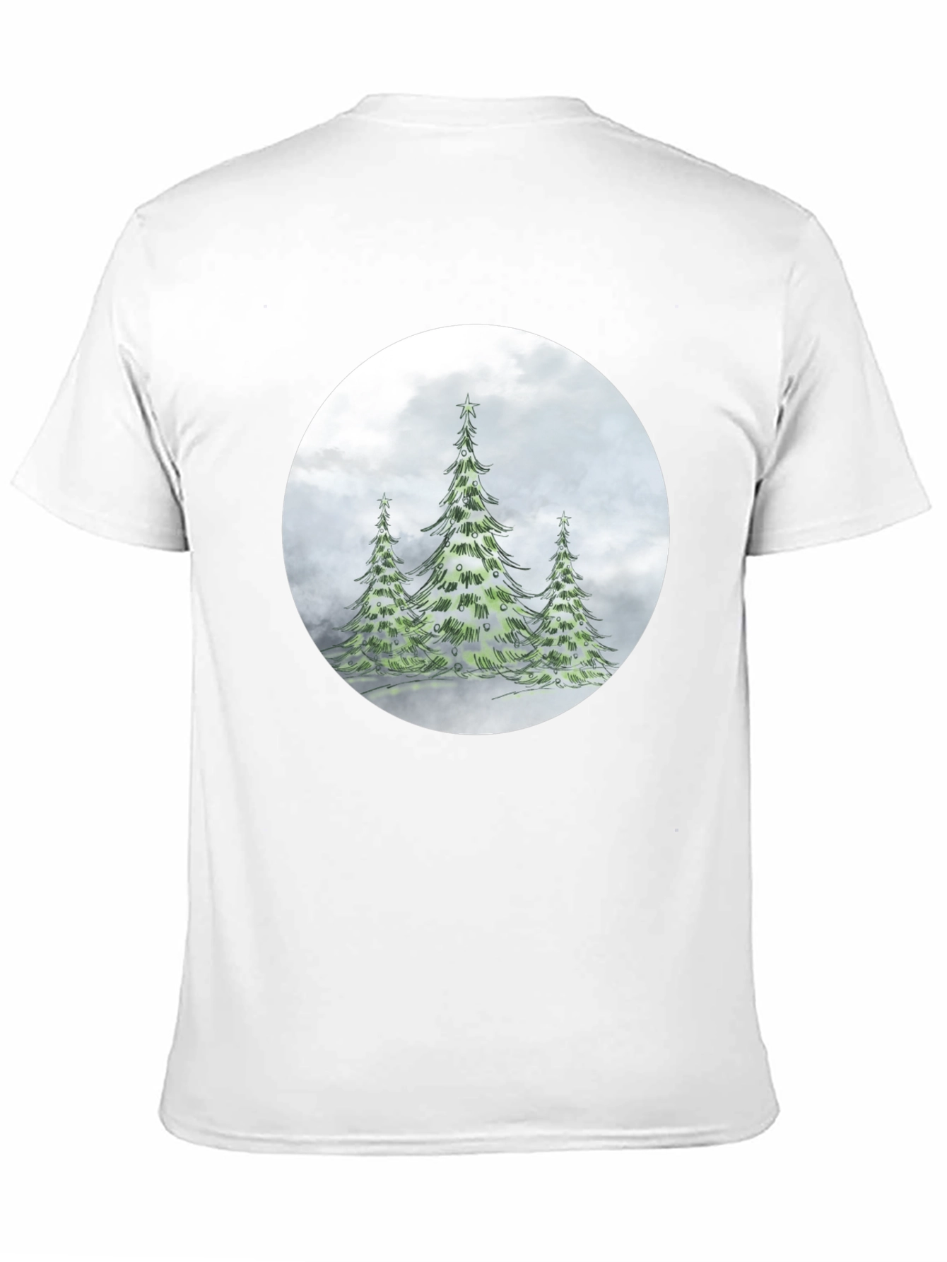 Winter Forest T-Shirt - Holiday Christmas Tree Design