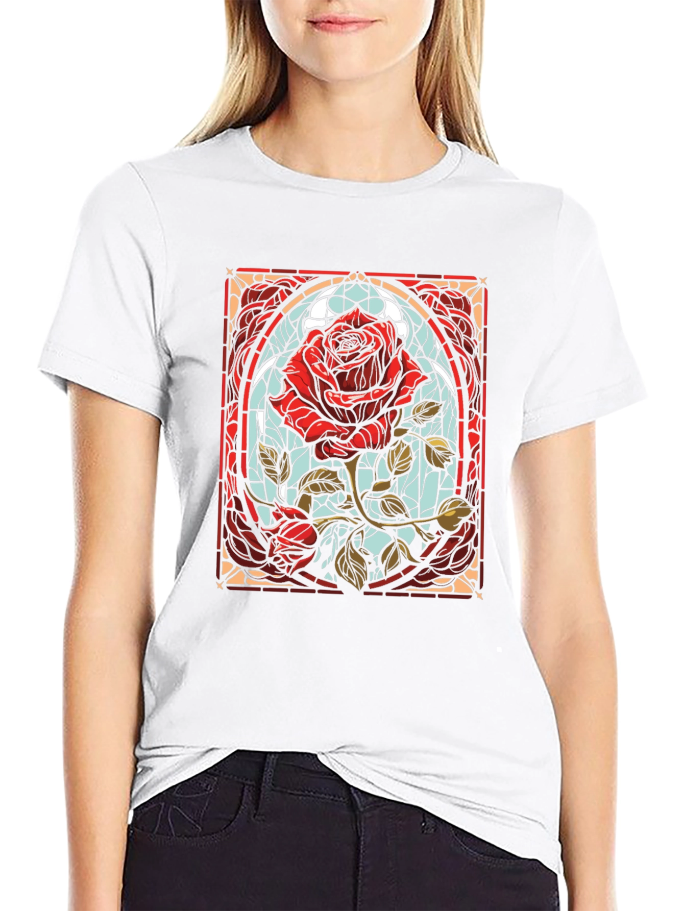Enchanted Rose Graphic Tee - Beauty & Beast