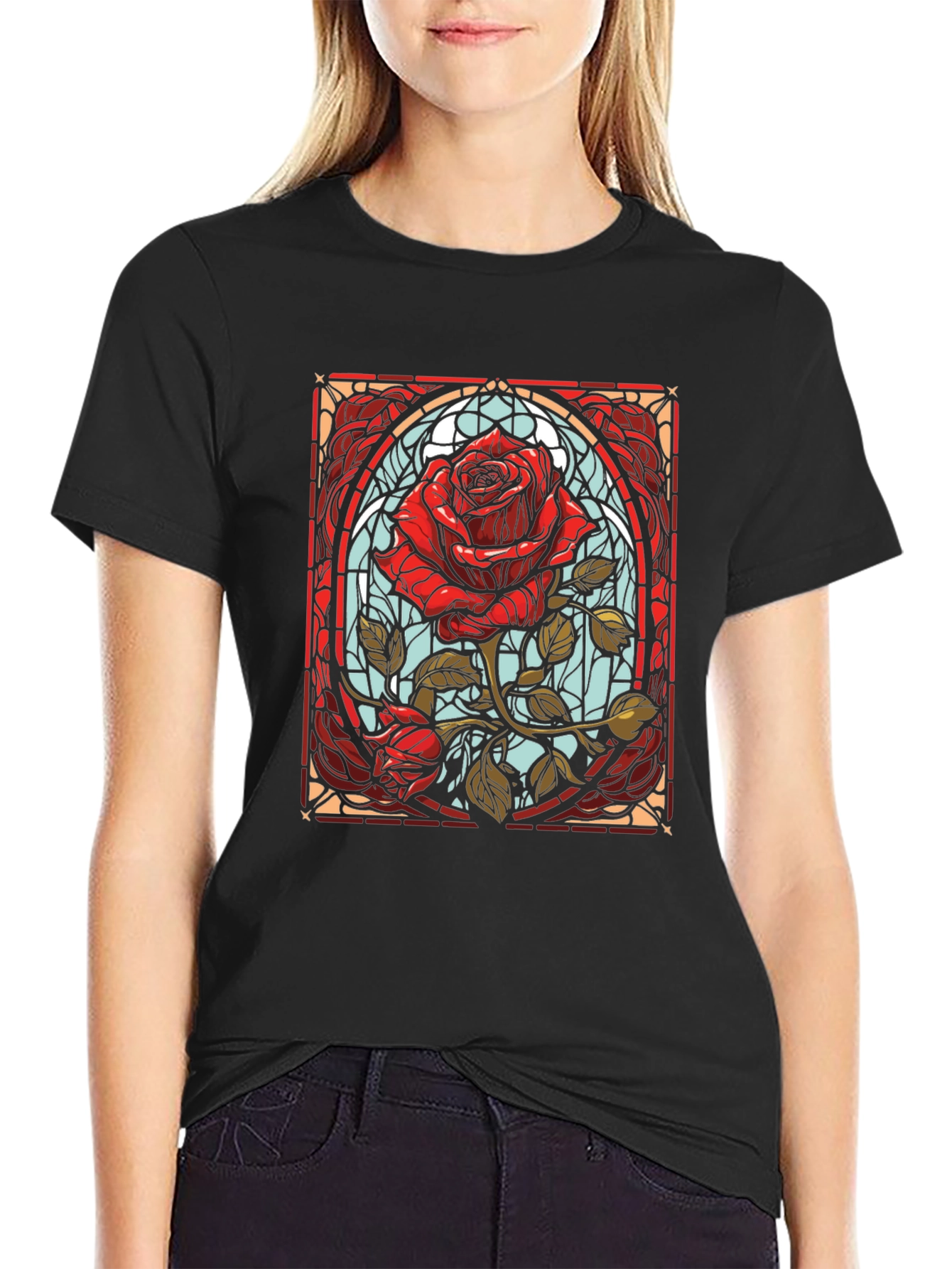 Enchanted Rose Graphic Tee - Beauty & Beast