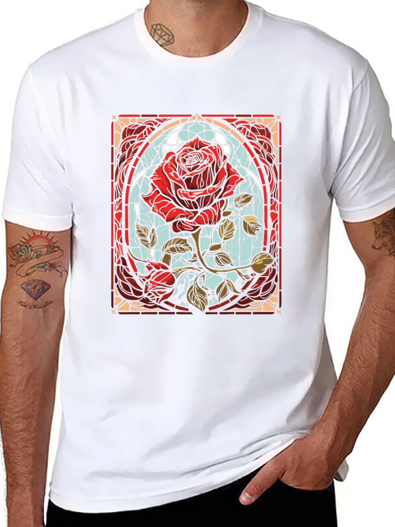 Enchanted Rose Graphic Tee - Beauty & Beast