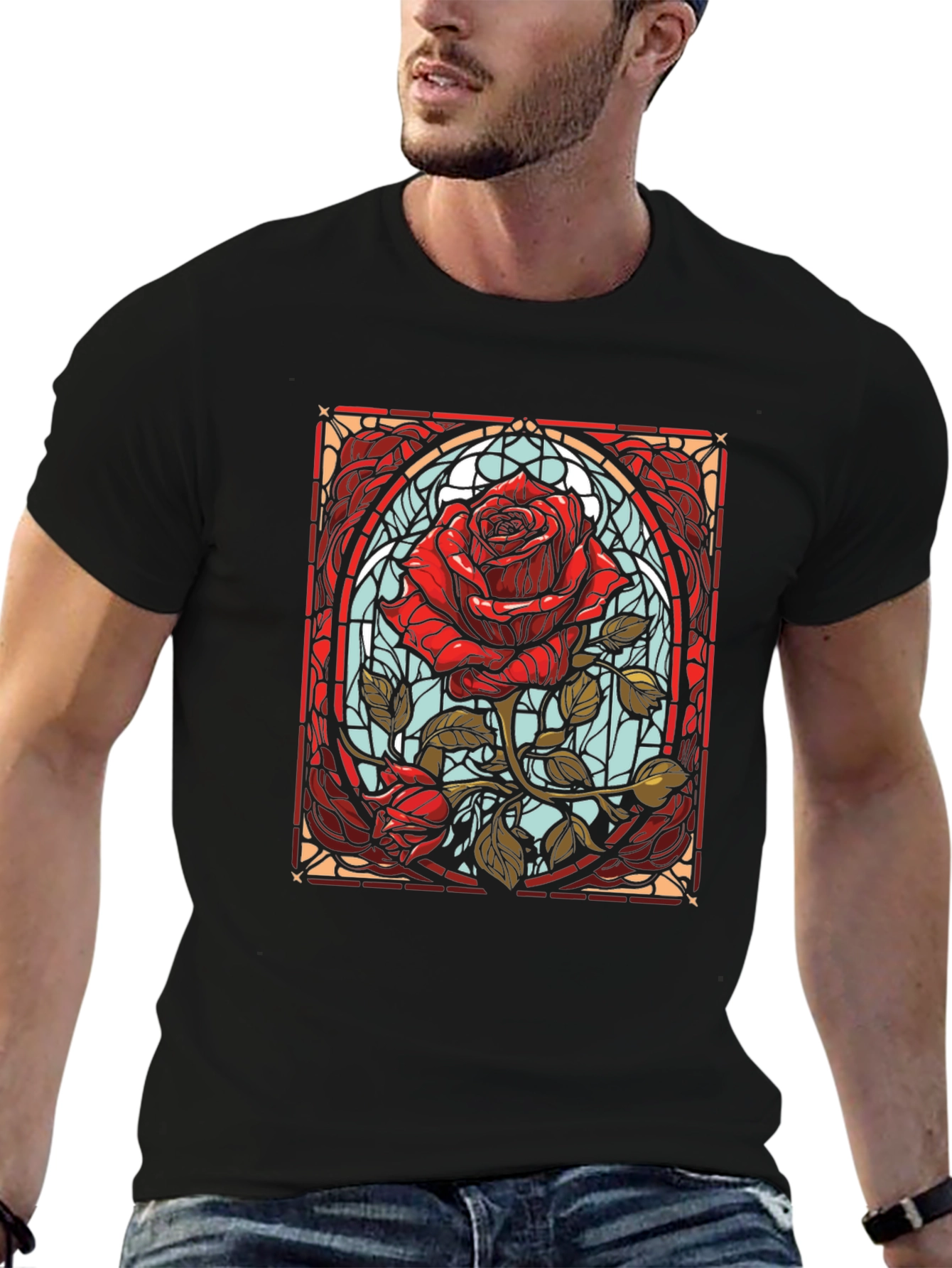 Enchanted Rose Graphic Tee - Beauty & Beast