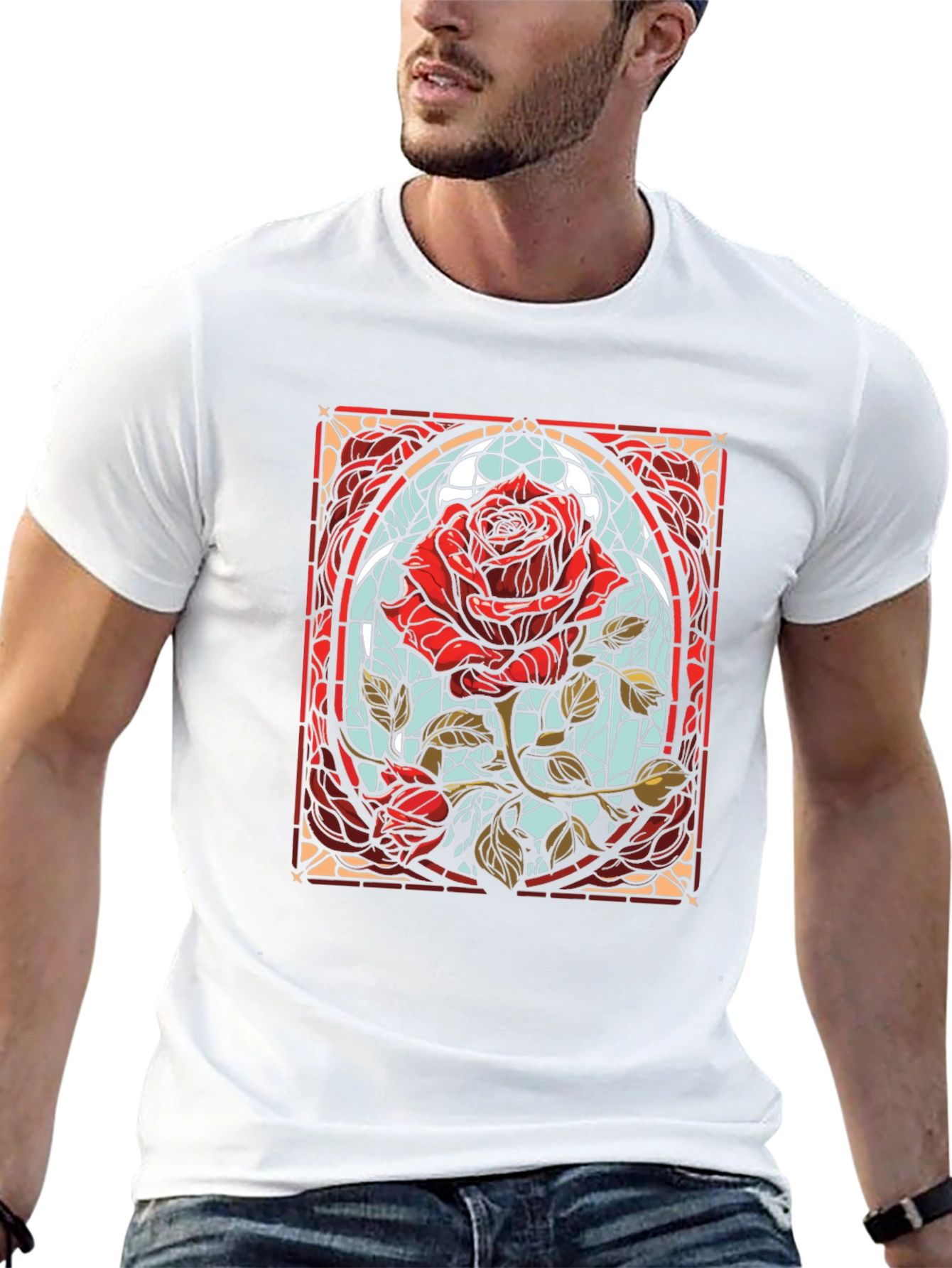 Enchanted Rose Graphic Tee - Beauty & Beast